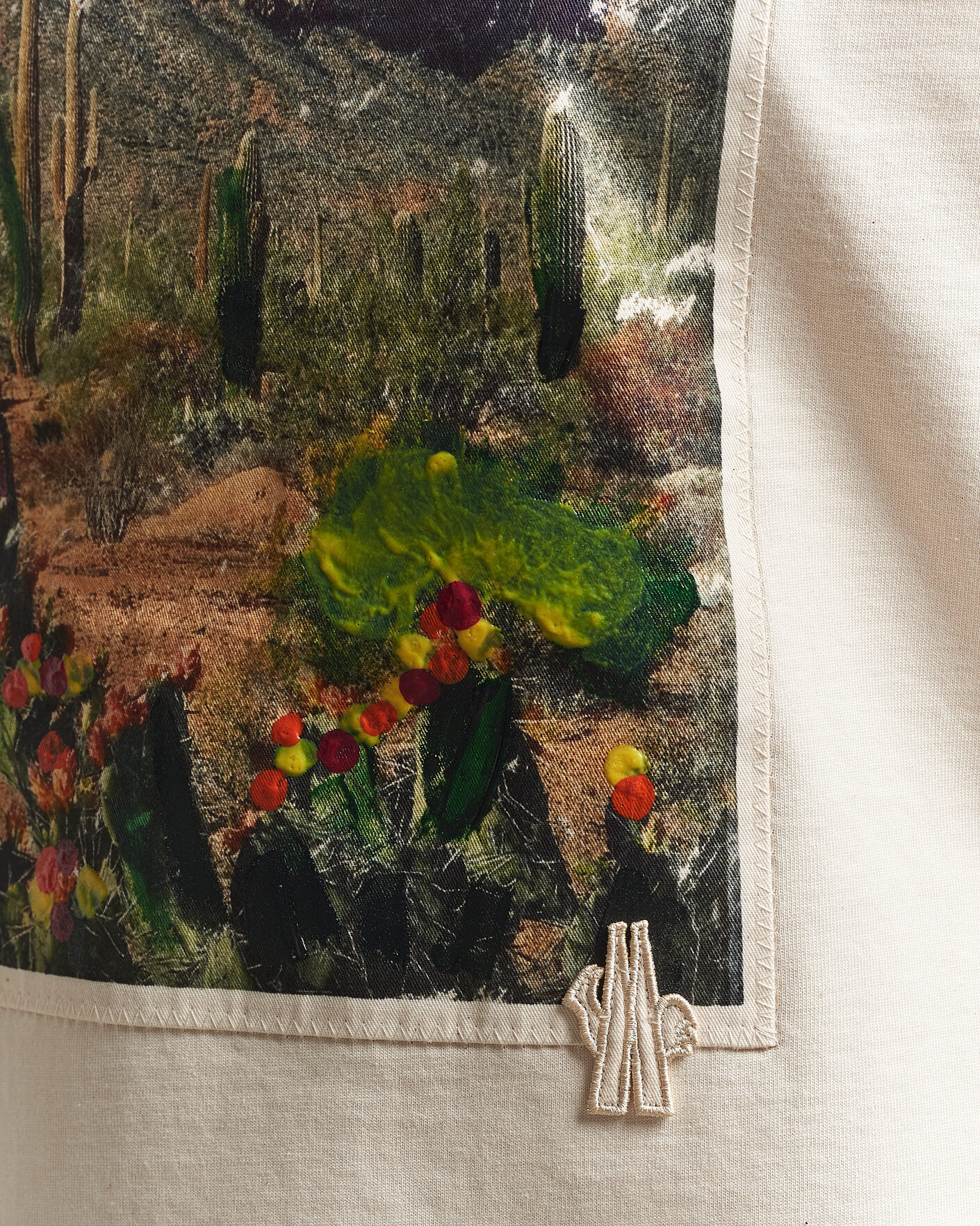 Heren | T-shirts | Moncler Grenoble | Mountain Print T-Shirt Off White