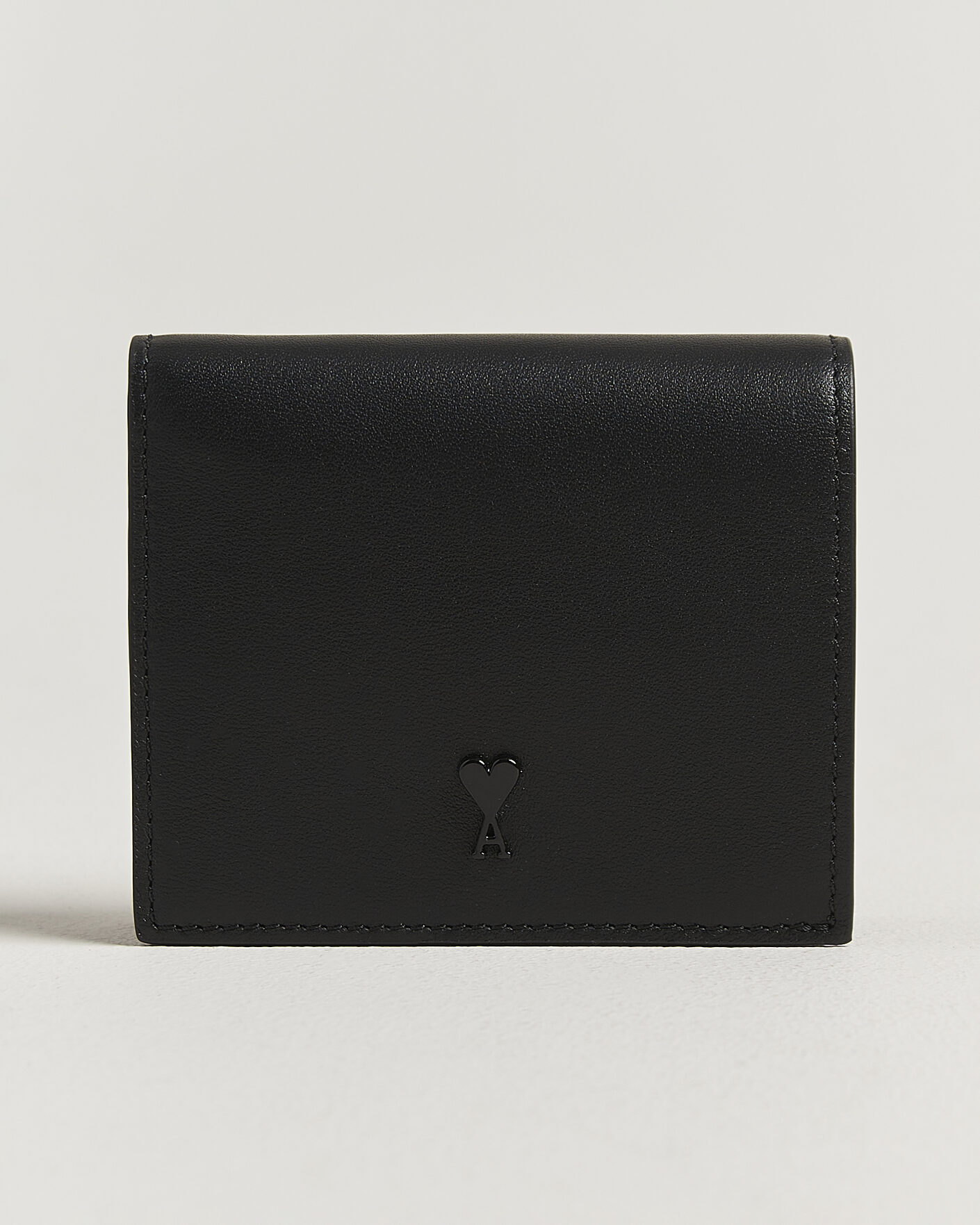 Heren | Portemonnees | AMI | Tonal Heart Logo Wallet Black