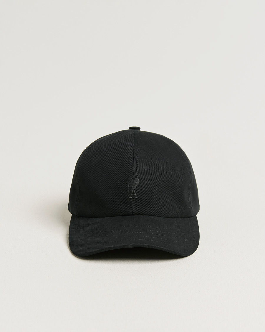 Heren | Hoeden en petten | AMI | Black Heart Logo Cap Black