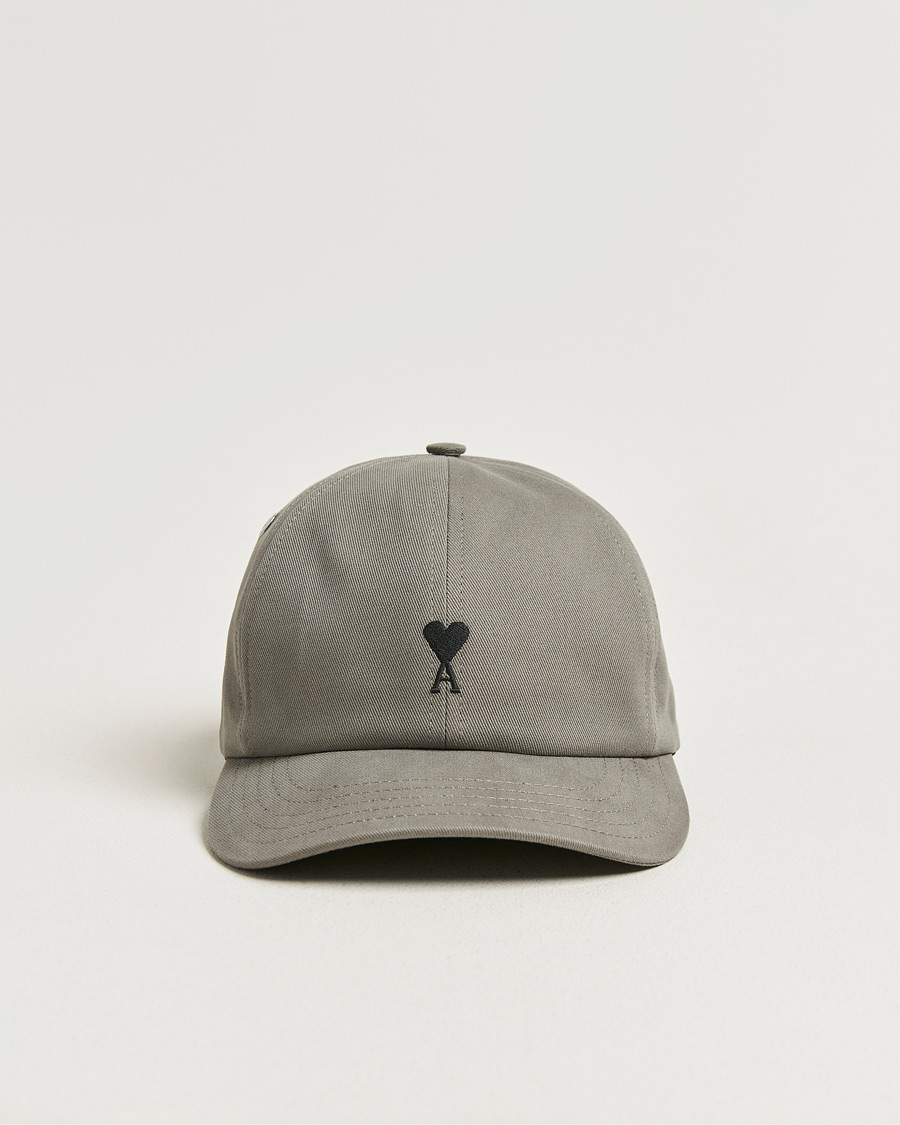 Heren | Hoeden en petten | AMI | Black Heart Logo Cap Carbone