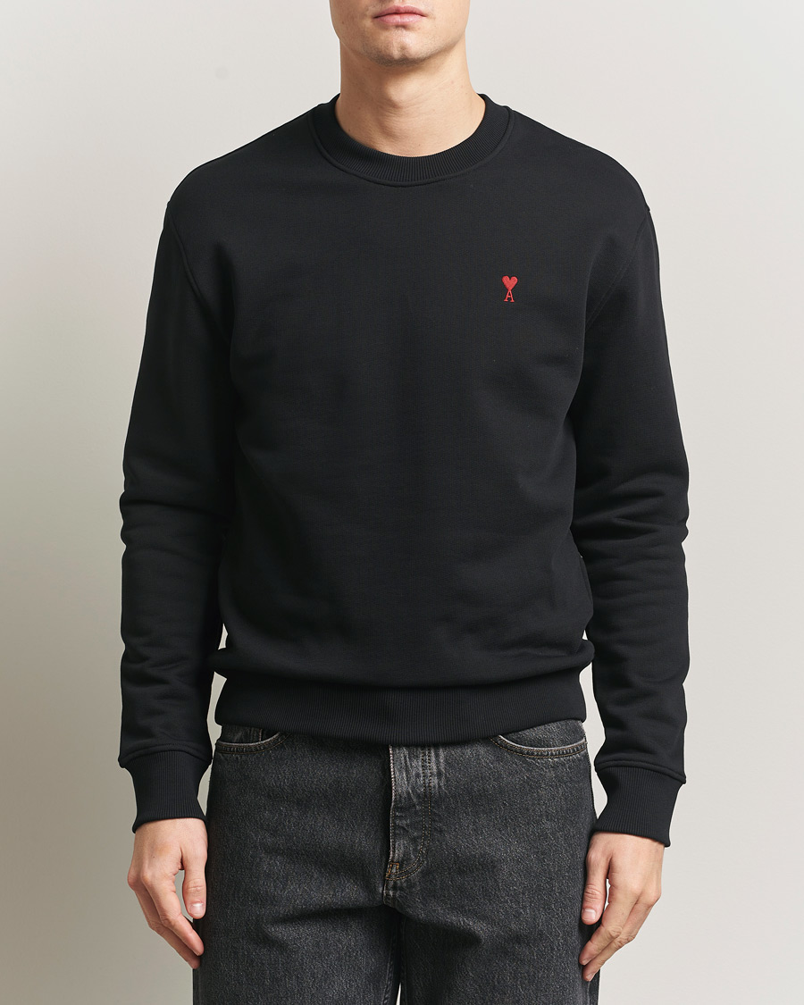Heren | Truien | AMI | Heart Logo Sweatshirt Black