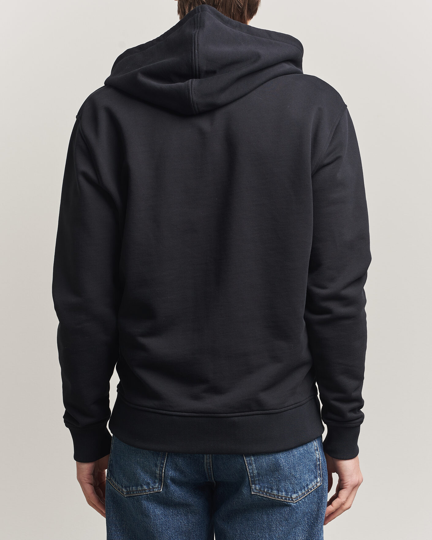 Heren | Truien | AMI | Heart Logo Full Zip Hoodie Black