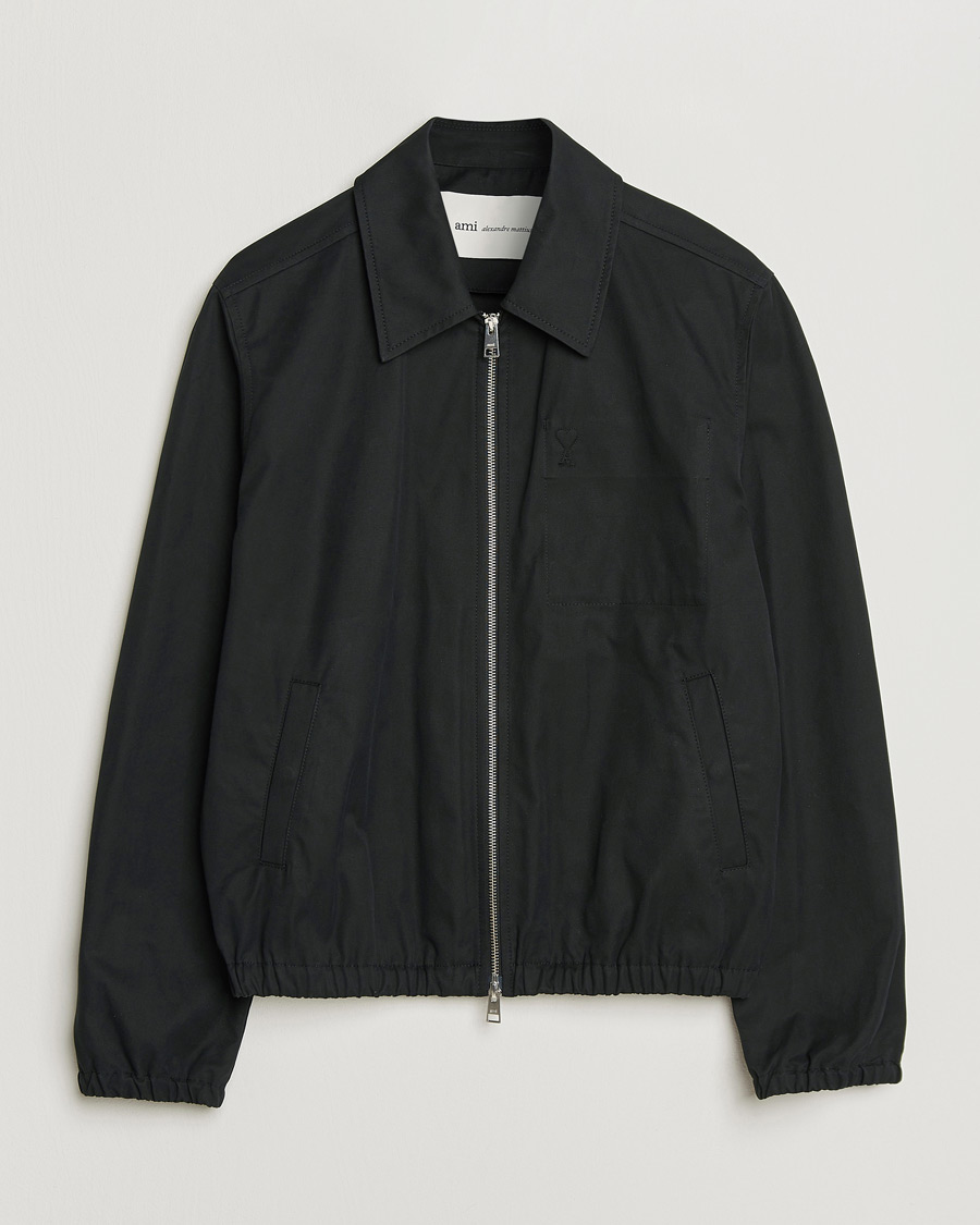 Heren | Jassen | AMI | Zipped Jacket Black
