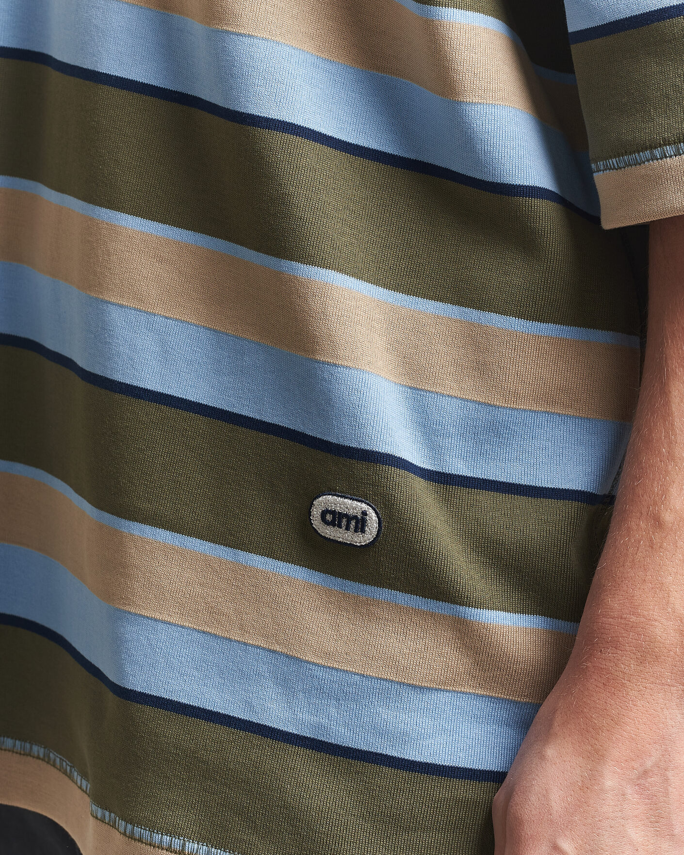 Heren | Polo's | AMI | Oversize Fit Striped Polo Multi