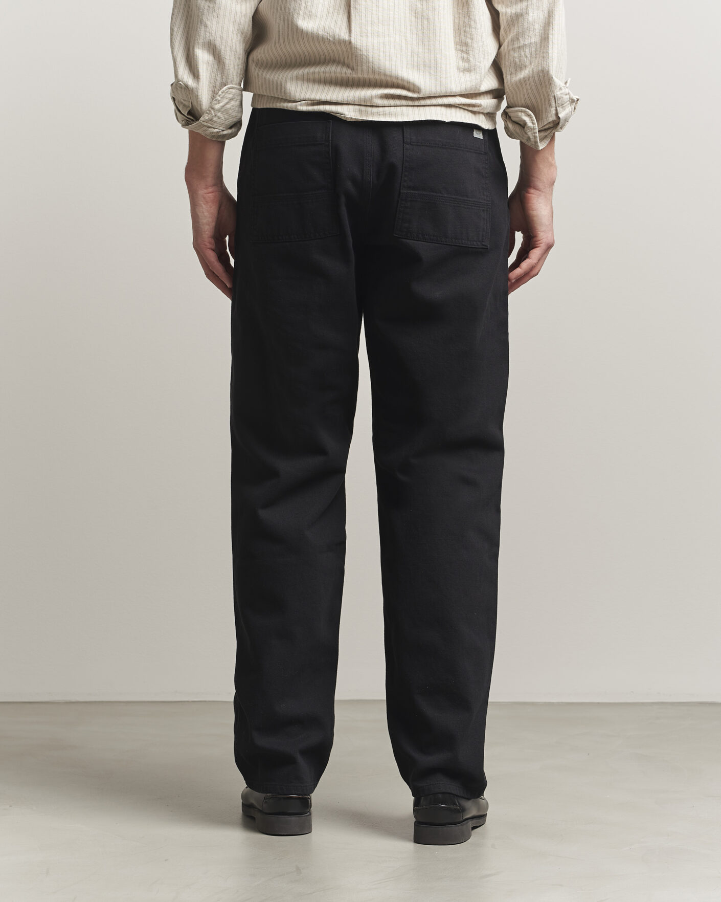 Heren | Broeken | Forét | Clay Twill Pants Black