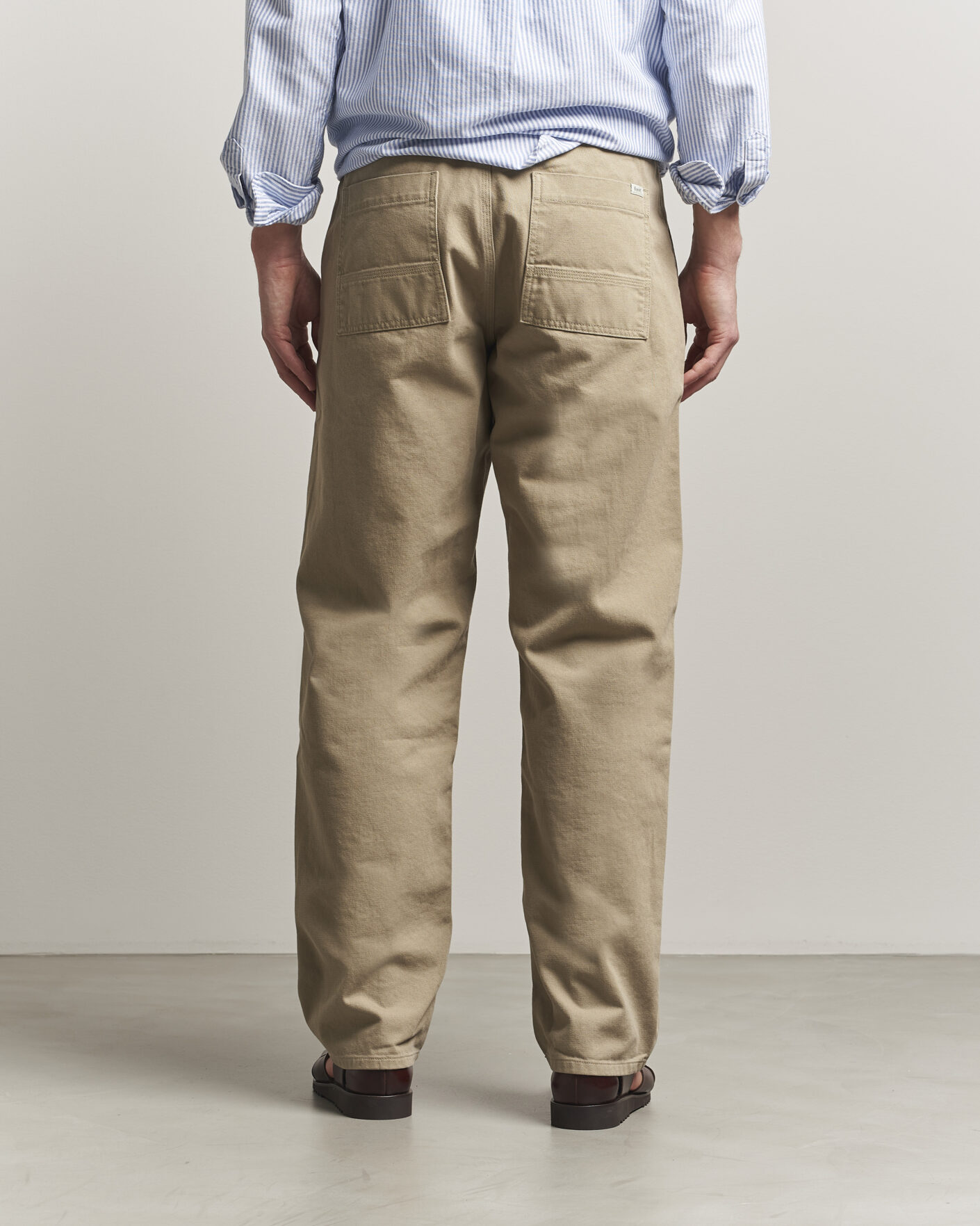 Heren | Broeken | Forét | Clay Twill Pants Khaki