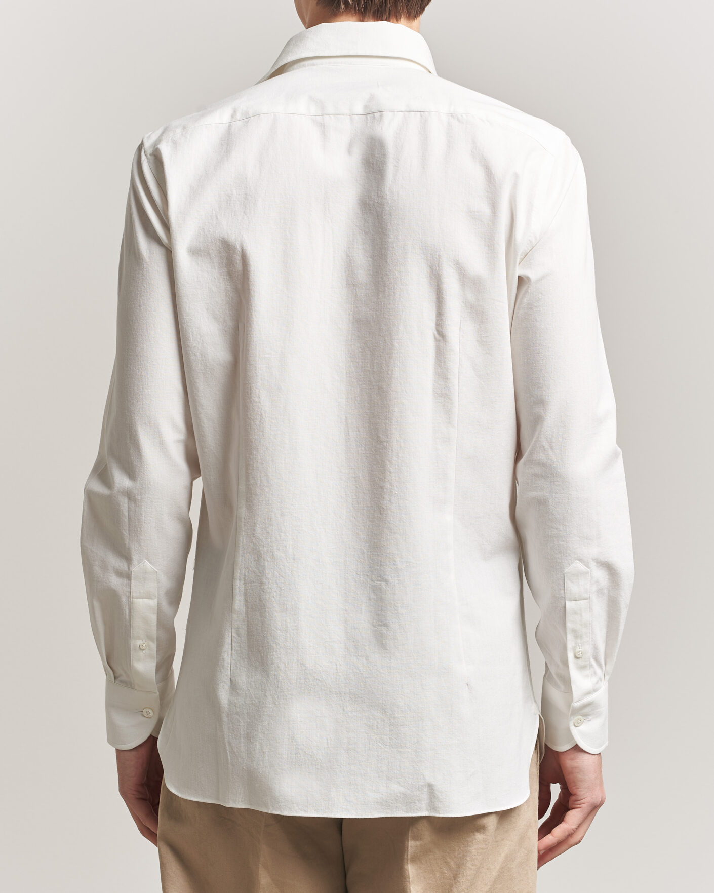Heren | Overhemden | 100Hands | Washed Japanese Denim Shirt Off White