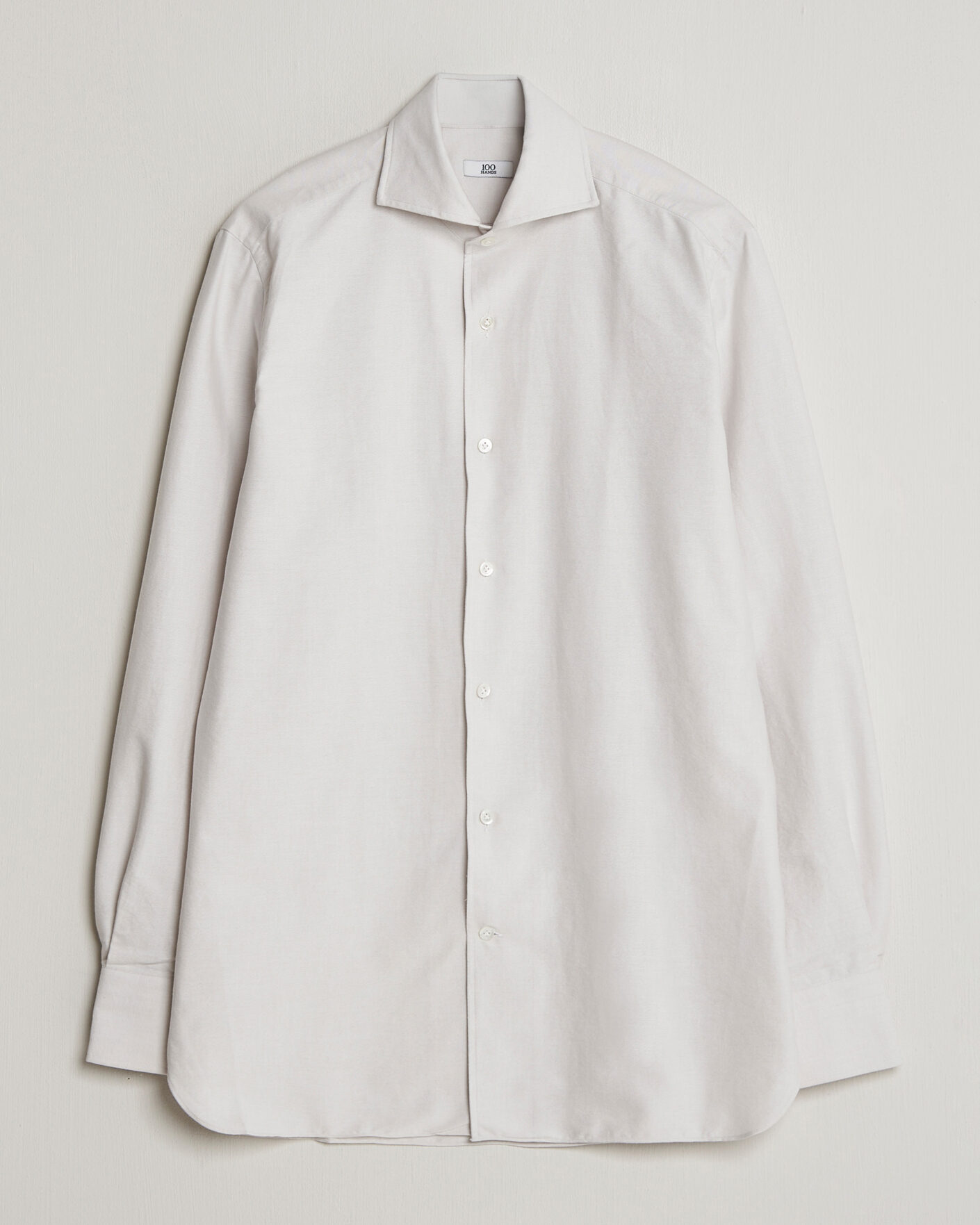 Heren | Overhemden | 100Hands | Washed Oxford Shirt Grey