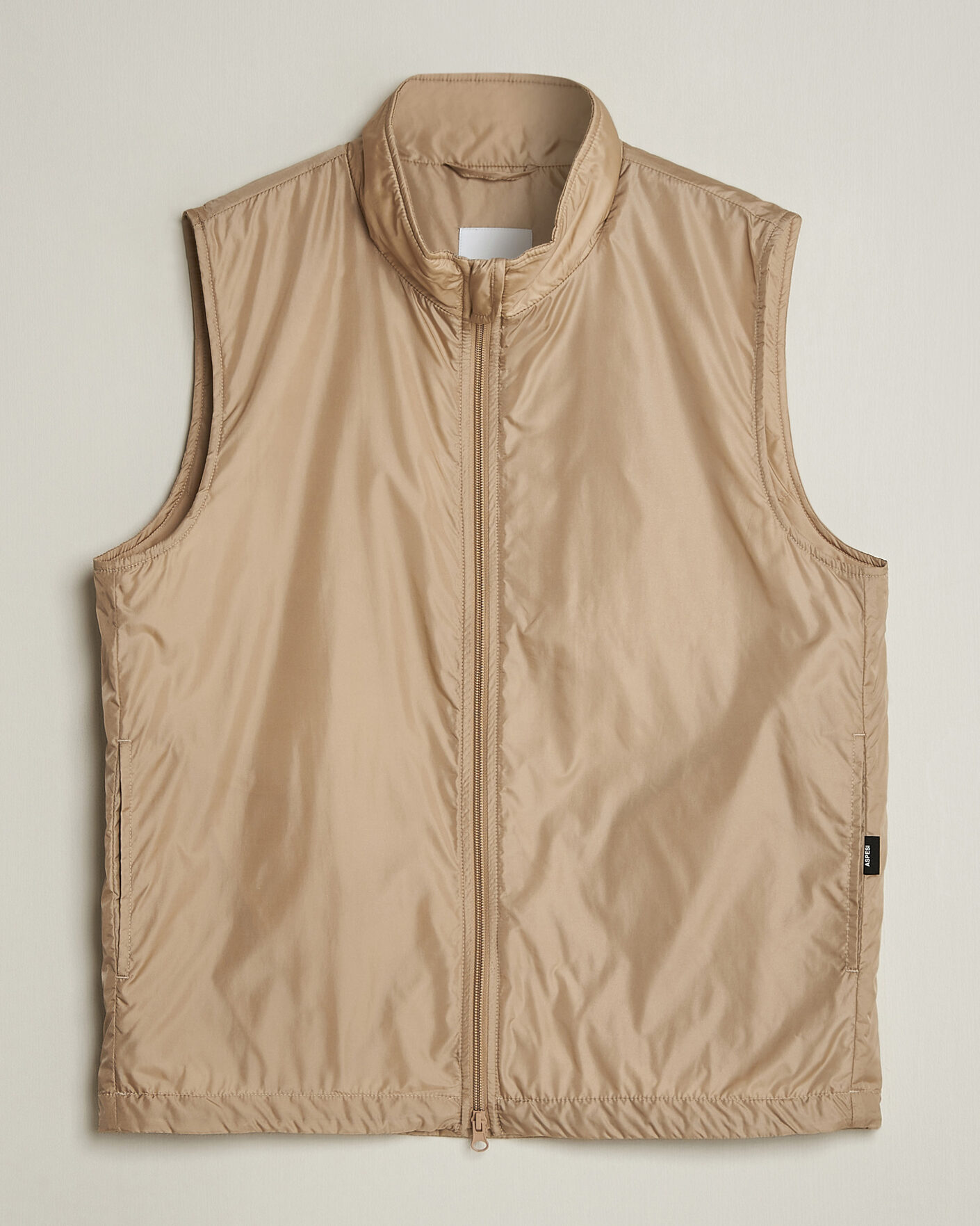 Heren | Gilets | Aspesi | Vernes Nylon Gilet Beige