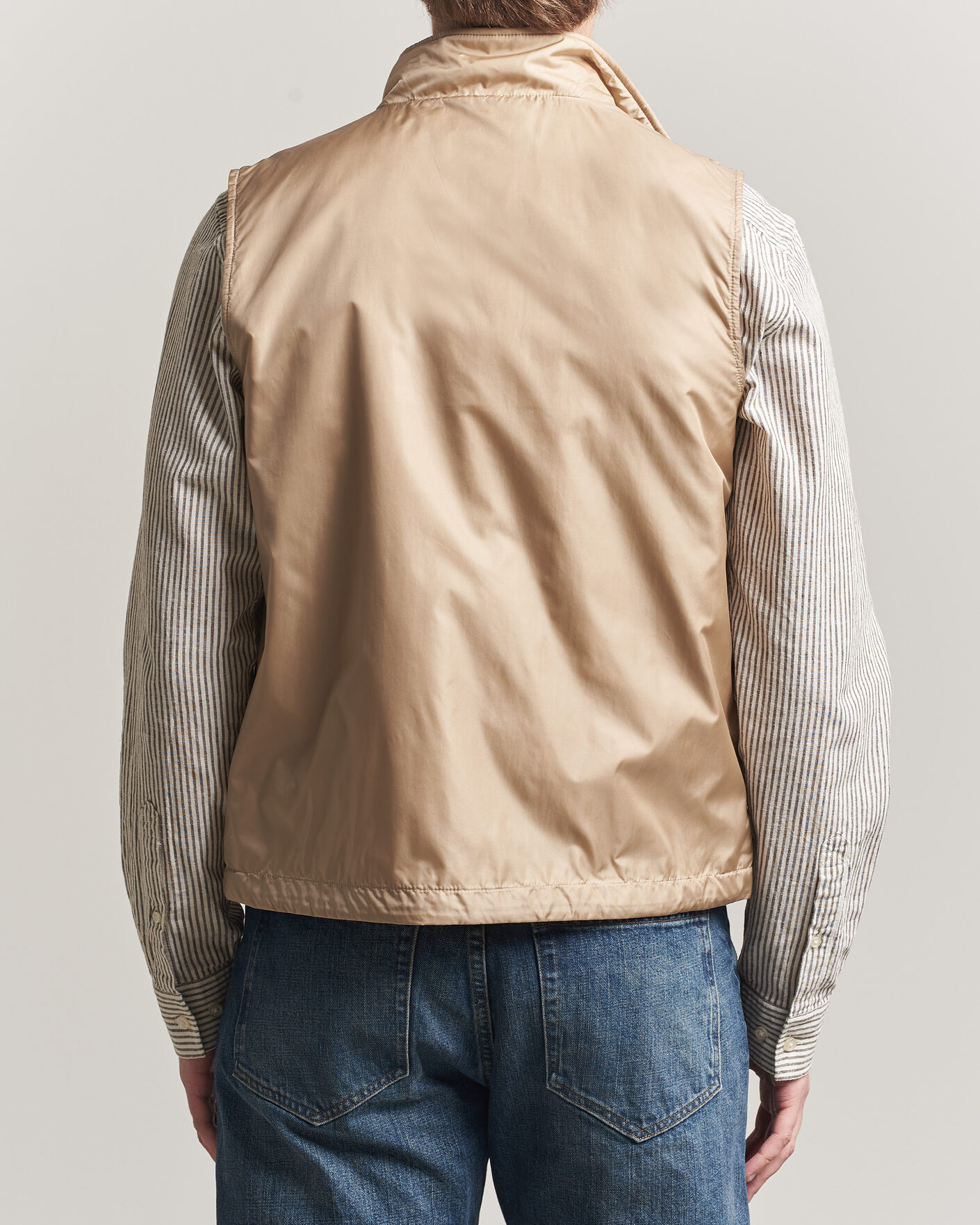 Heren | Gilets | Aspesi | Vernes Nylon Gilet Beige