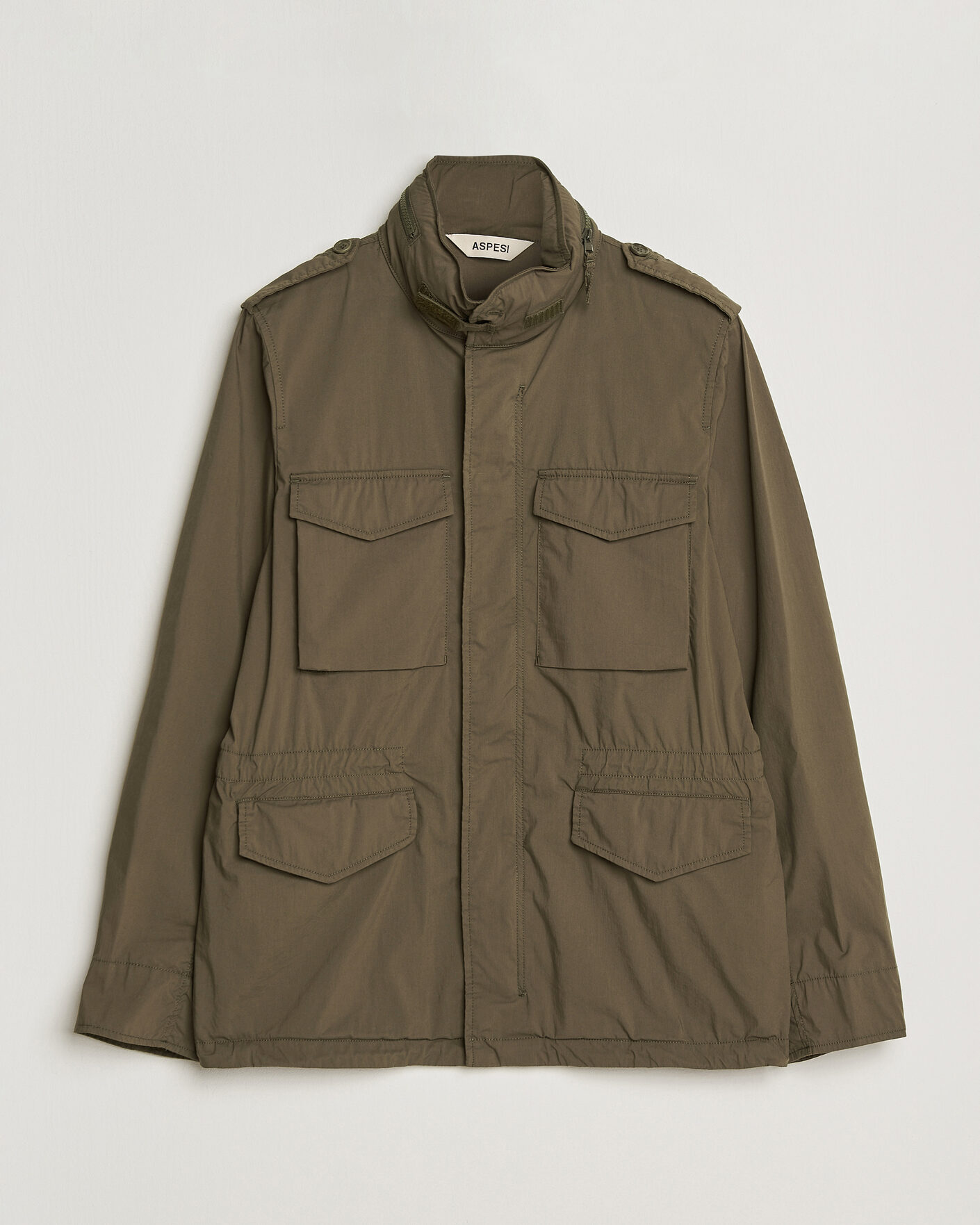 Heren | Jassen | Aspesi | Lightweight Cotton Field Jacket Military