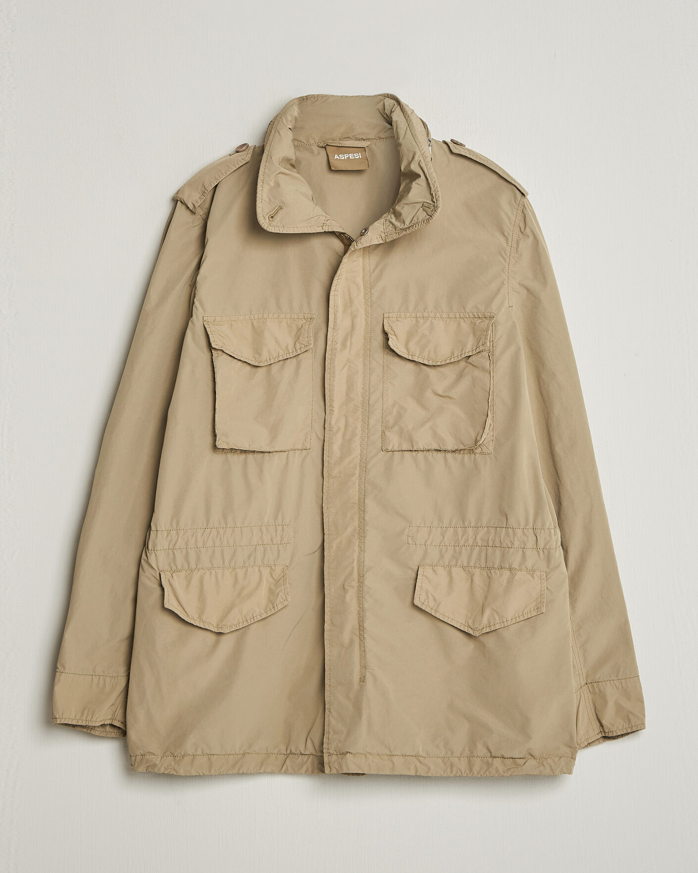 Heren | Jassen | Aspesi | Garment Dyed Field Jacket Sand