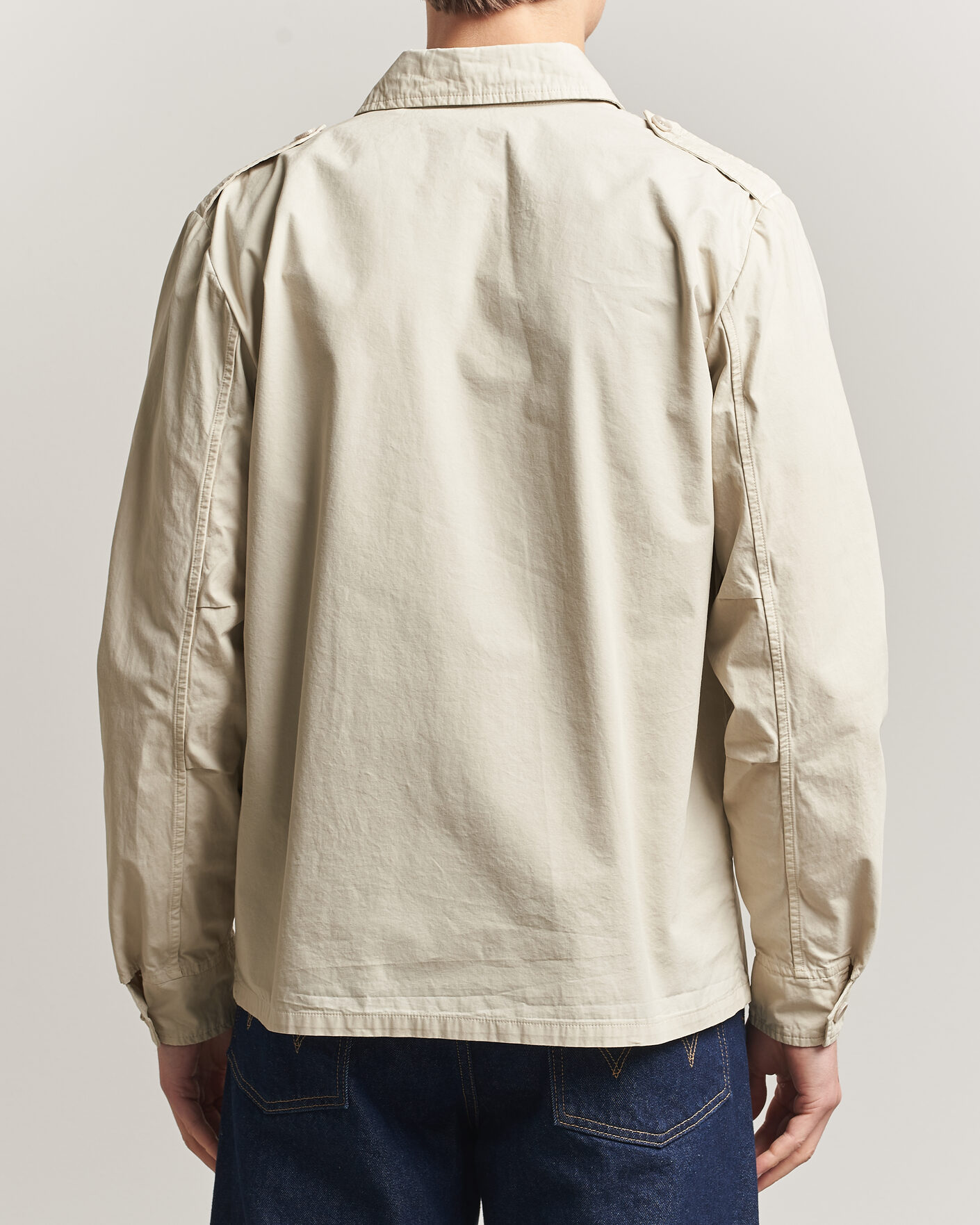 Heren | Jassen | Aspesi | Cotton Field Shirt Sand