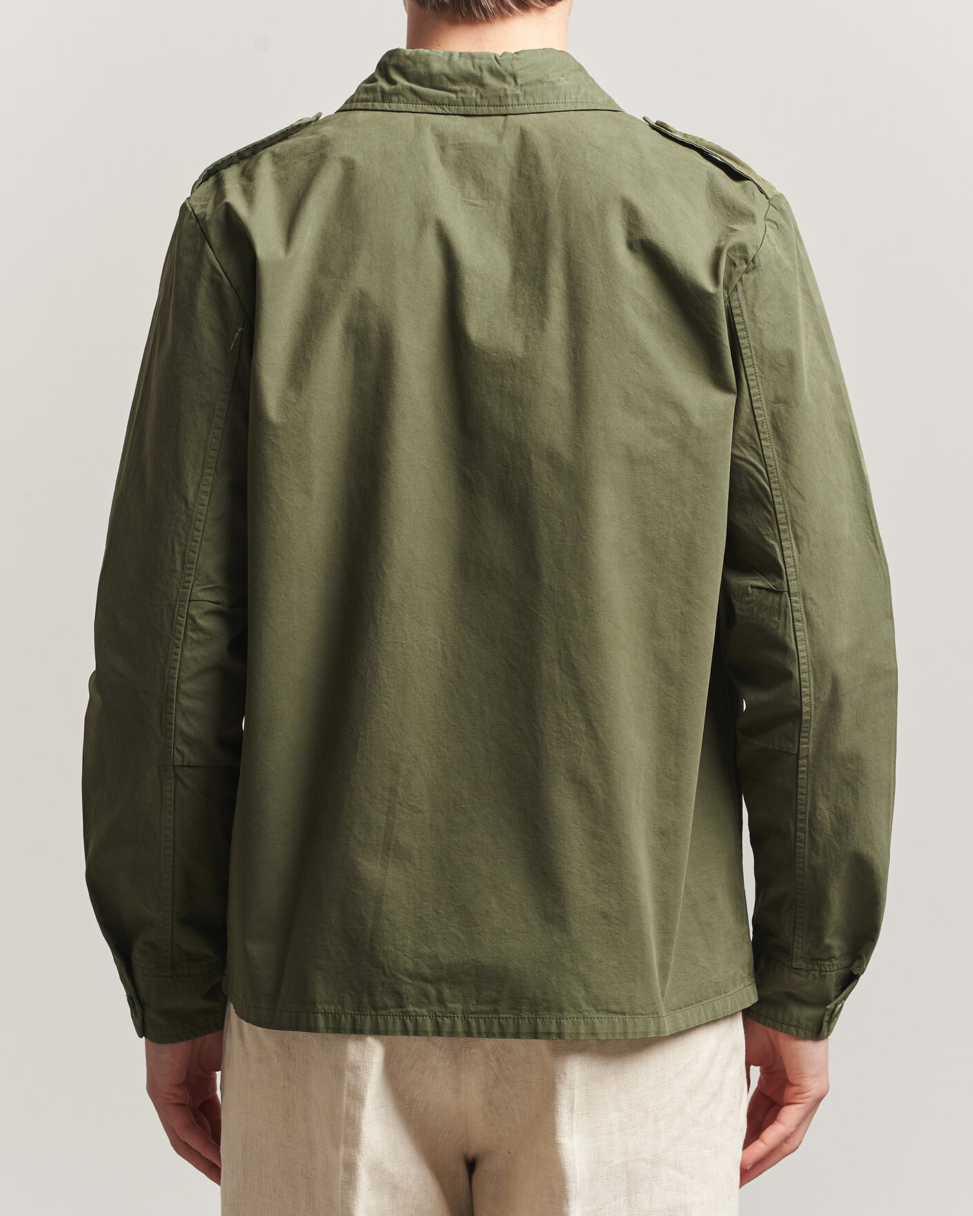 Heren | Jassen | Aspesi | Cotton Field Shirt Olive
