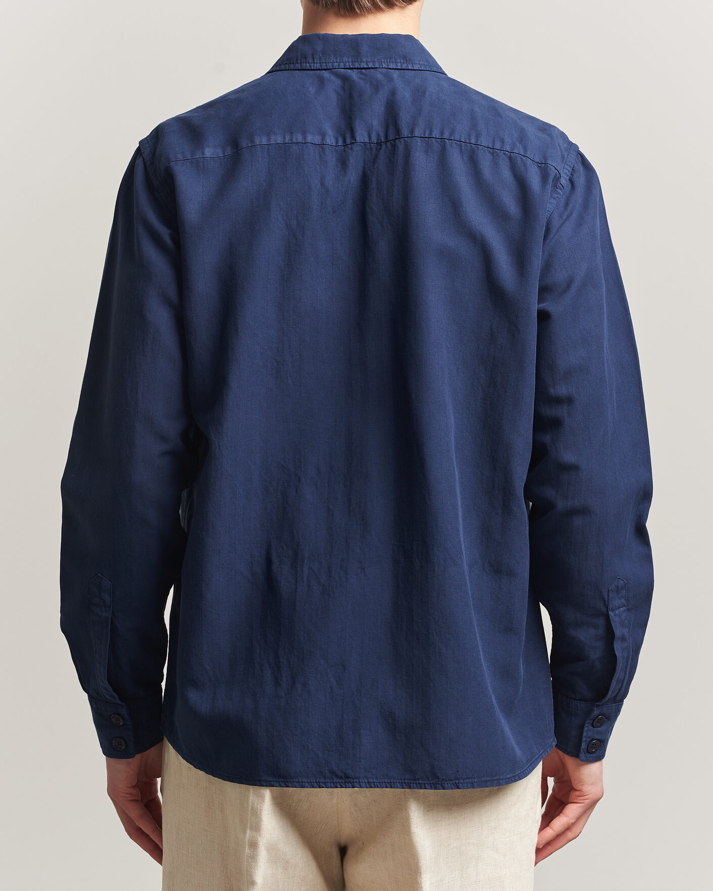 Heren | Overhemden | Aspesi | Double Pocket Overshirt Navy