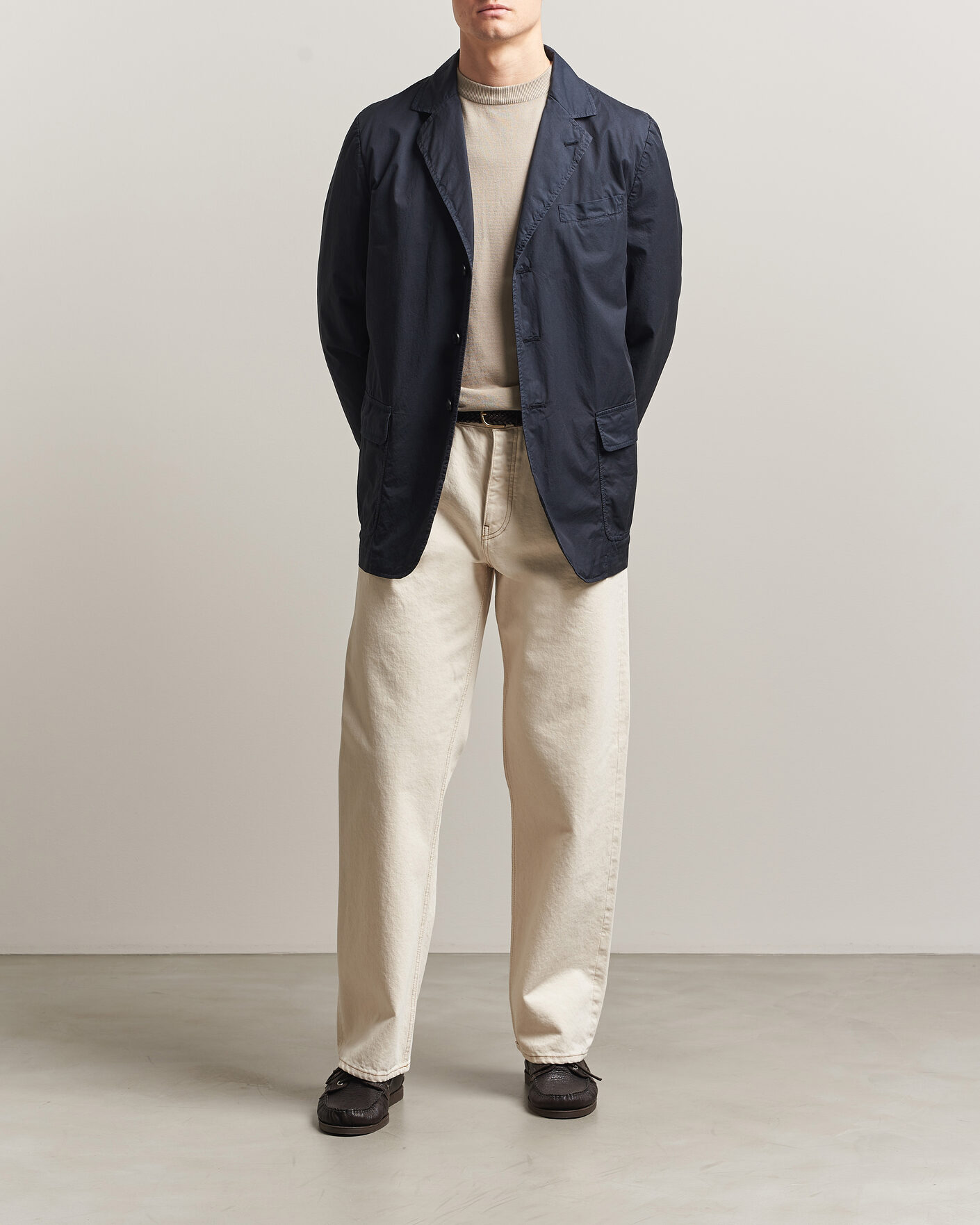 Heren | Blazers | Aspesi | Cotton Blazer Navy