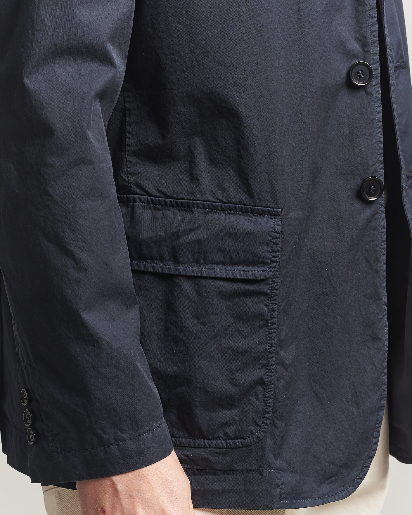 Heren | Blazers | Aspesi | Cotton Blazer Navy