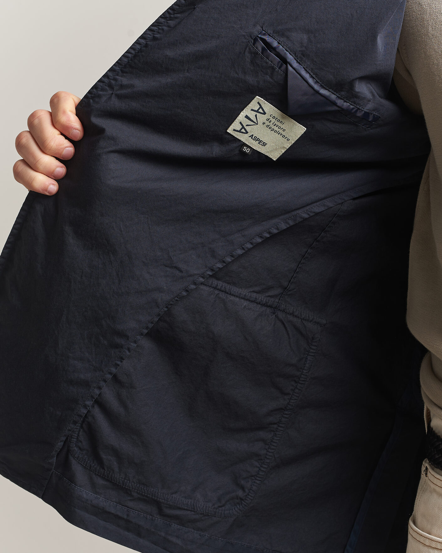 Heren | Blazers | Aspesi | Cotton Blazer Navy