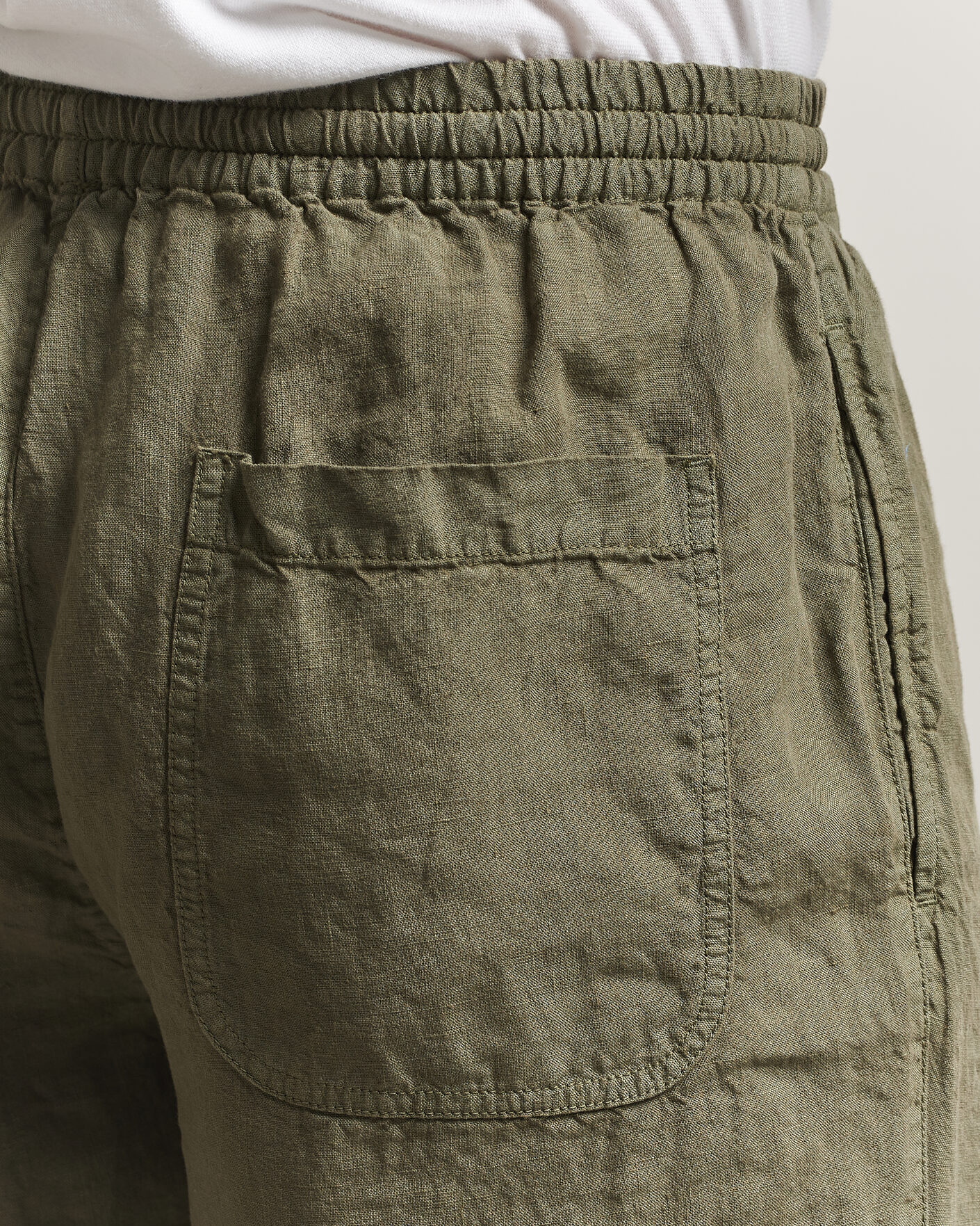 Heren | Broeken | Aspesi | Ventura Linen Pants Military