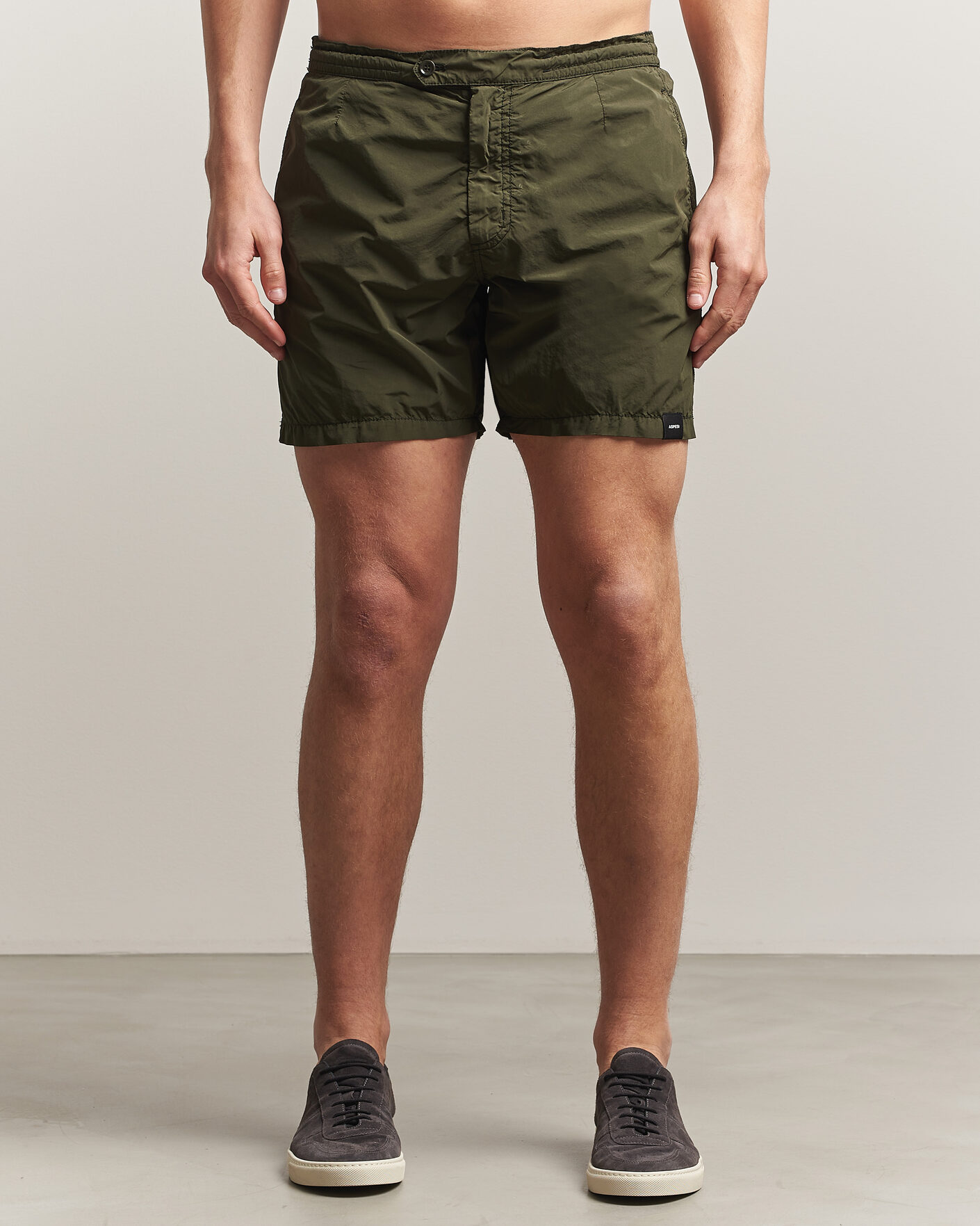 Heren | Zwembroek | Aspesi | Caprese Nylon Swim Trunks Military