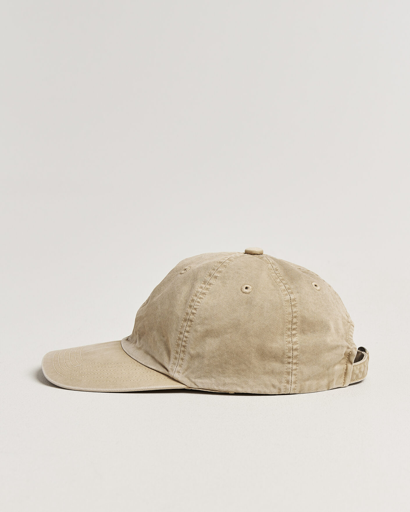 Heren | Hoeden en petten | Auralee | Garment Dyed Finx Baseball Cap Light Beige