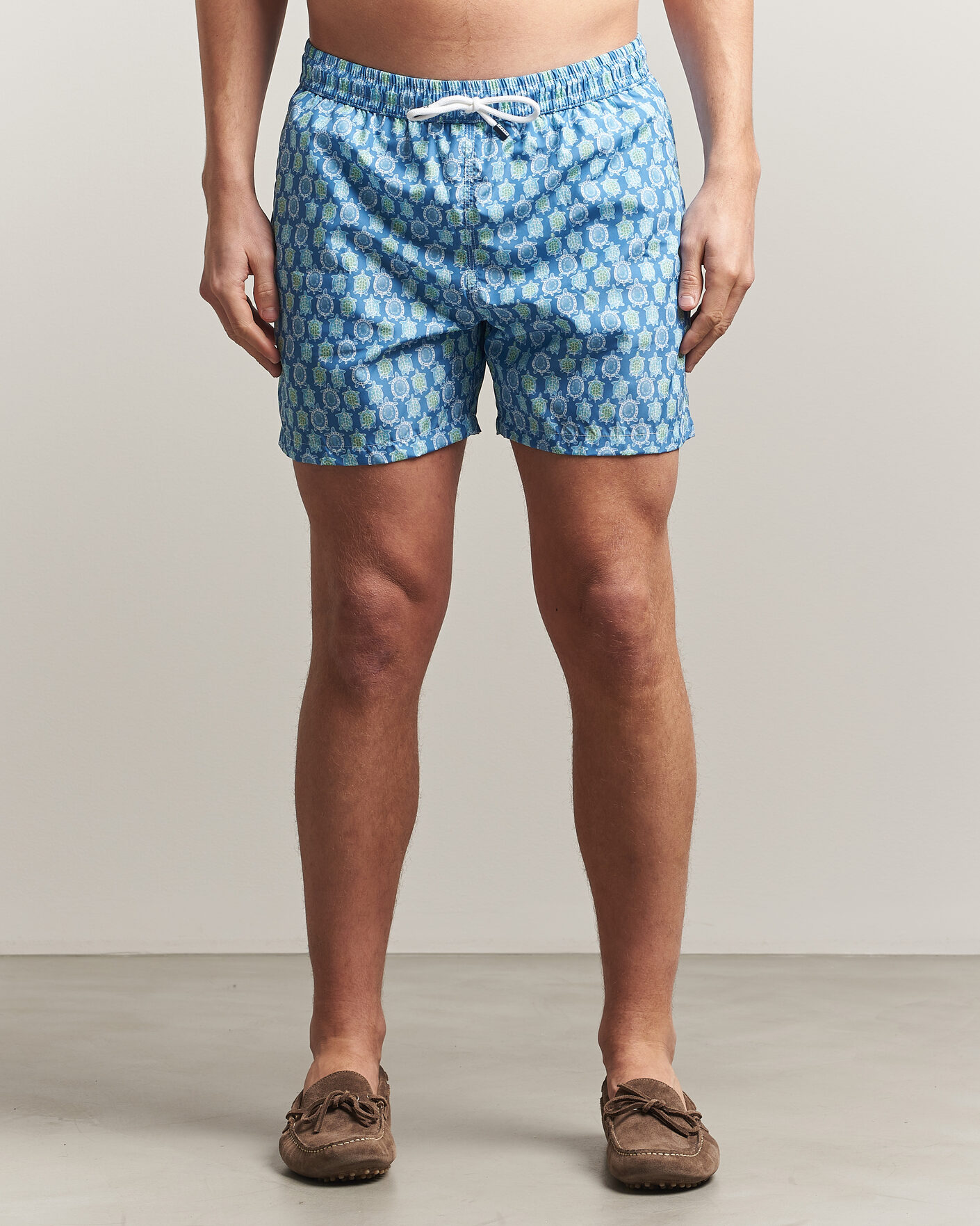 Heren | Zwembroek | Fedeli | Madeira Swim Trunk Blue Turtles
