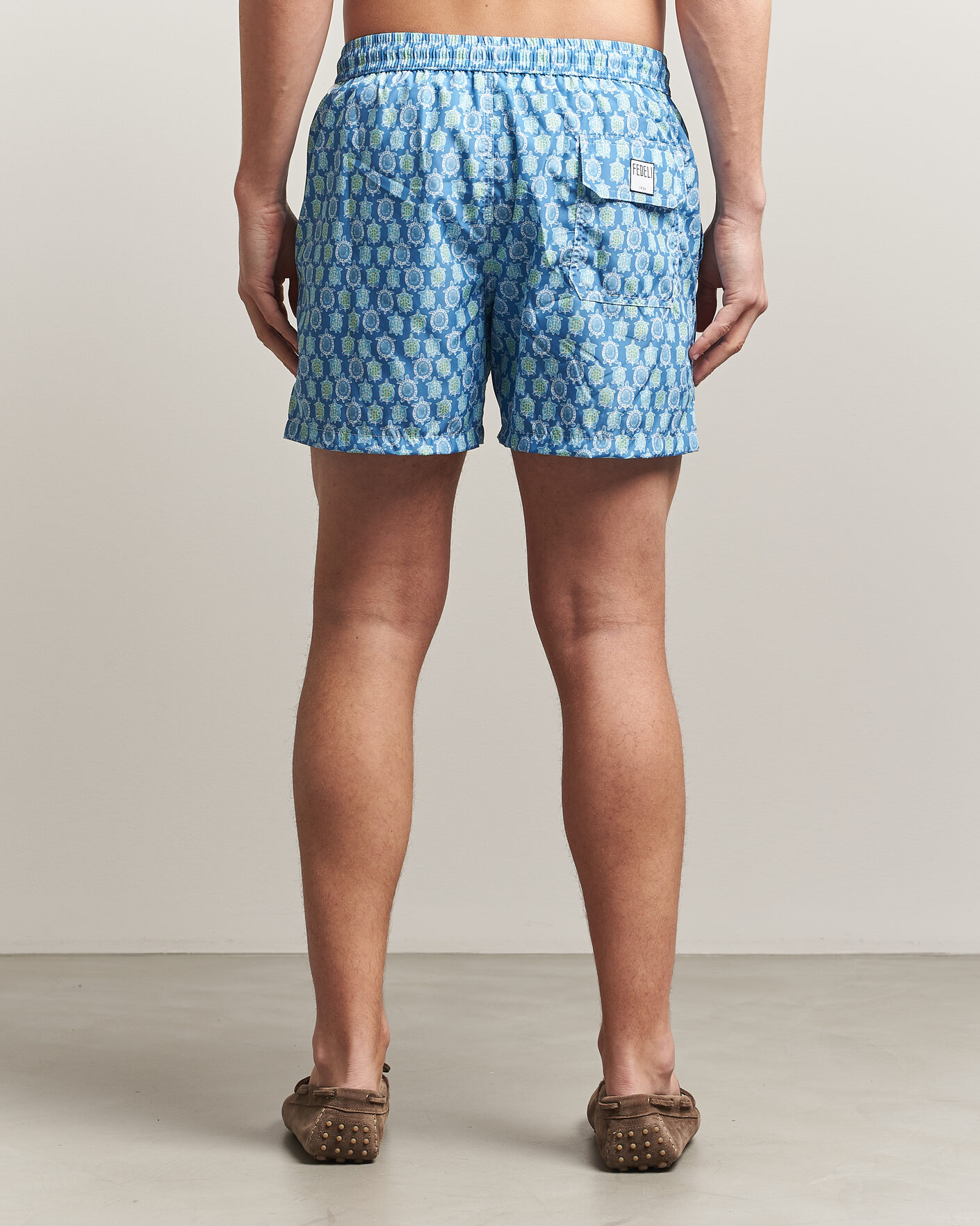 Heren | Zwembroek | Fedeli | Madeira Swim Trunk Blue Turtles