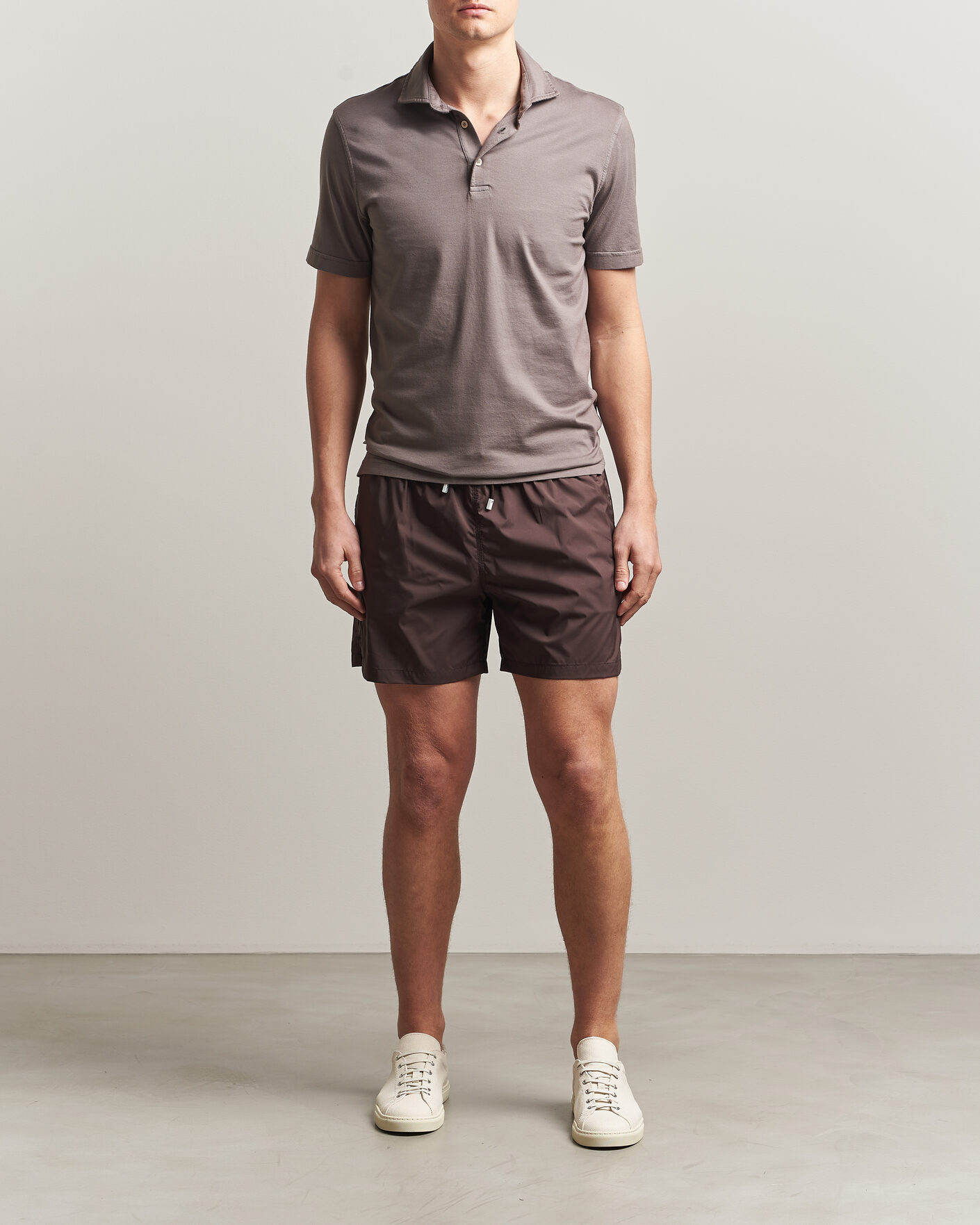 Heren | Polo's | Fedeli | Zero Organic Cotton Polo Taupe