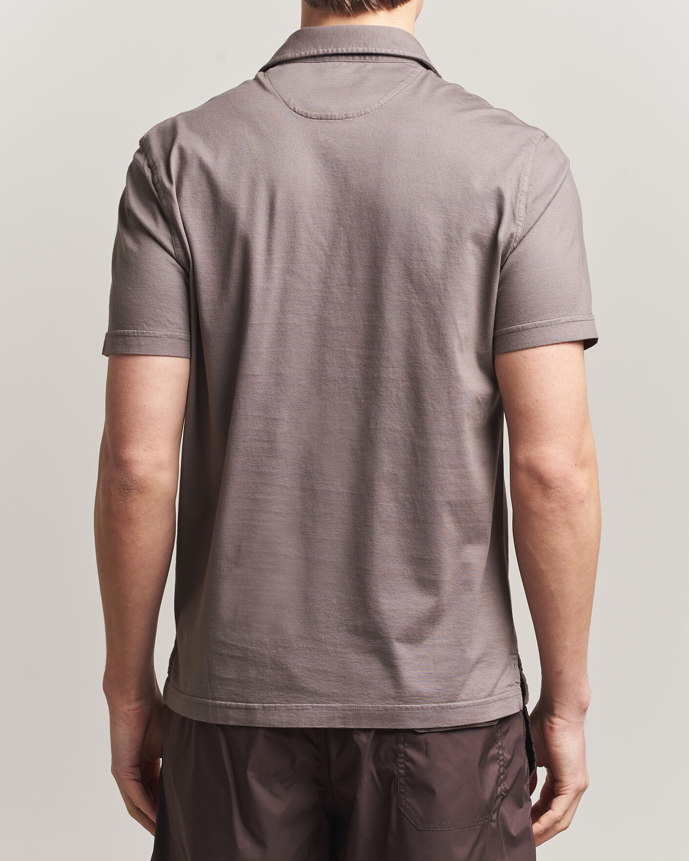 Heren | Polo's | Fedeli | Zero Organic Cotton Polo Taupe