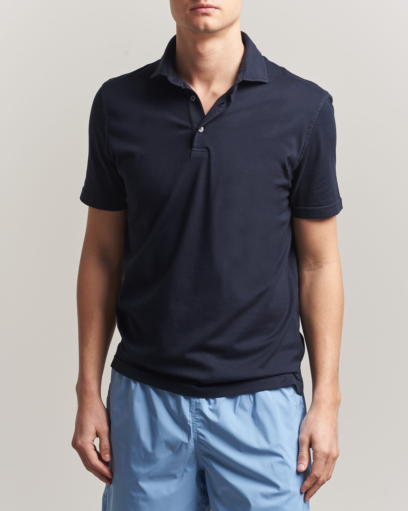 Heren | Polo's | Fedeli | Zero Organic Cotton Polo Navy