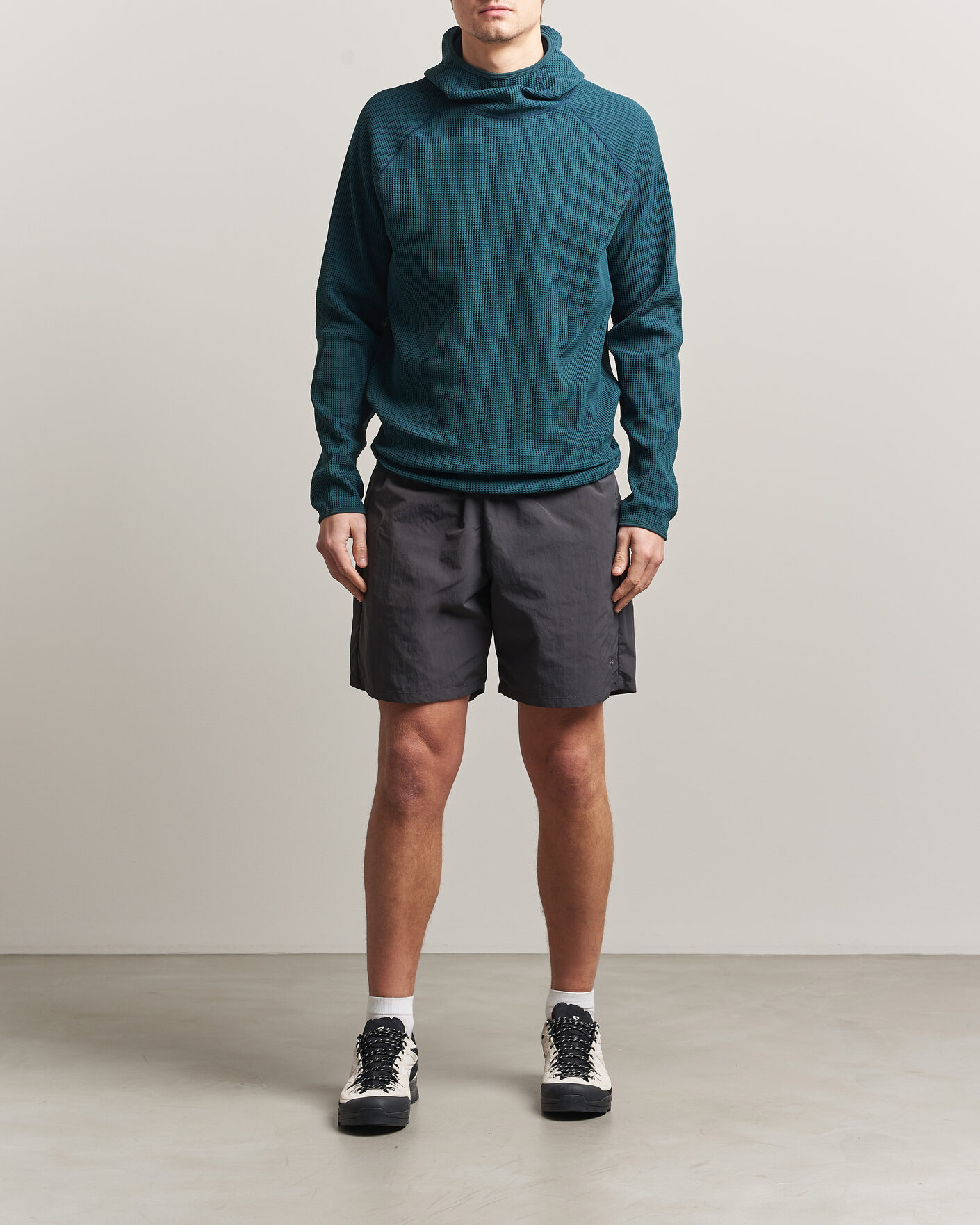 Heren | Korte broek | Goldwin | Nylon Shorts Deep Charcoal