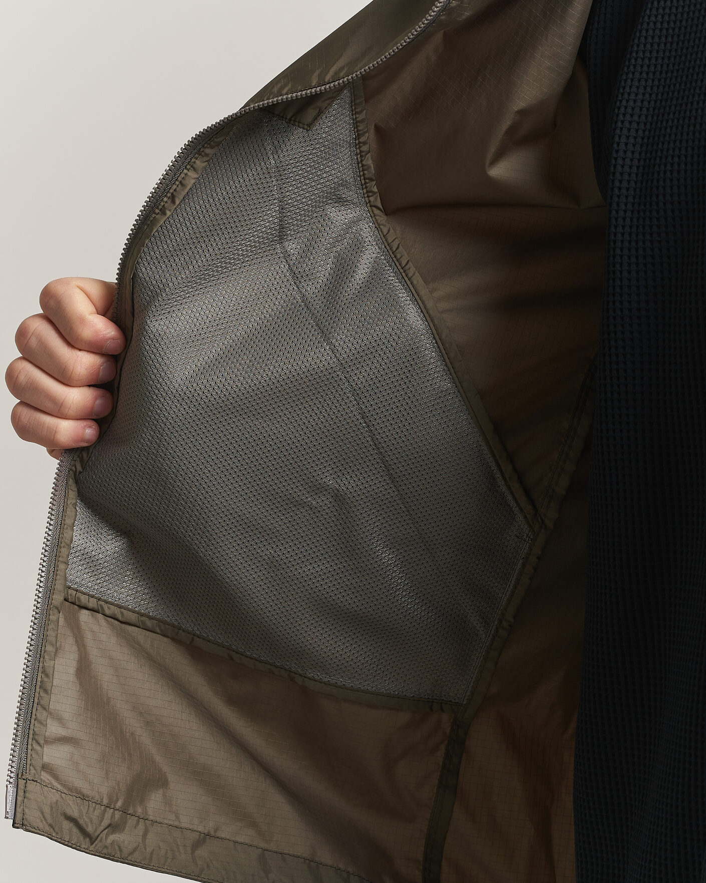 Heren | Jassen | Goldwin | Rip Stop Hooded Jacket Sand