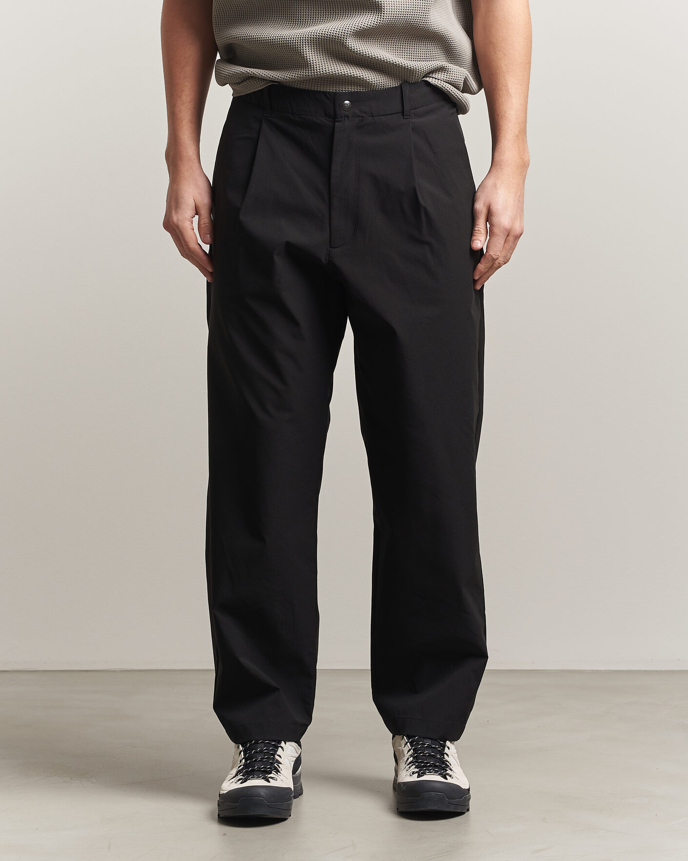 Heren | Broeken | Goldwin | Tapered Light Pants Black