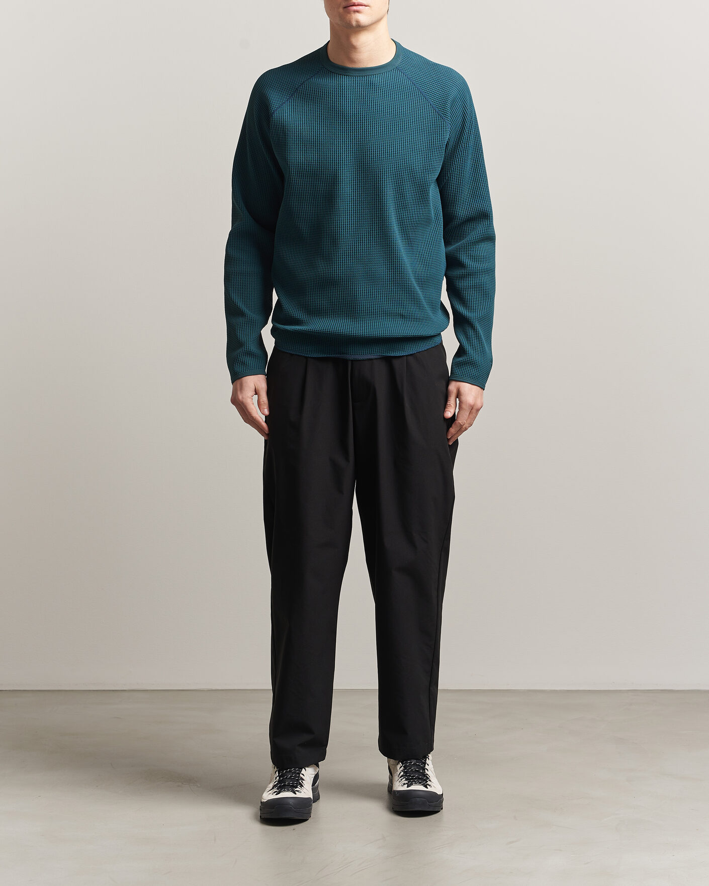 Heren | T-shirts | Goldwin | WF Light Long Sleeve T-Shirt Kokiran Green