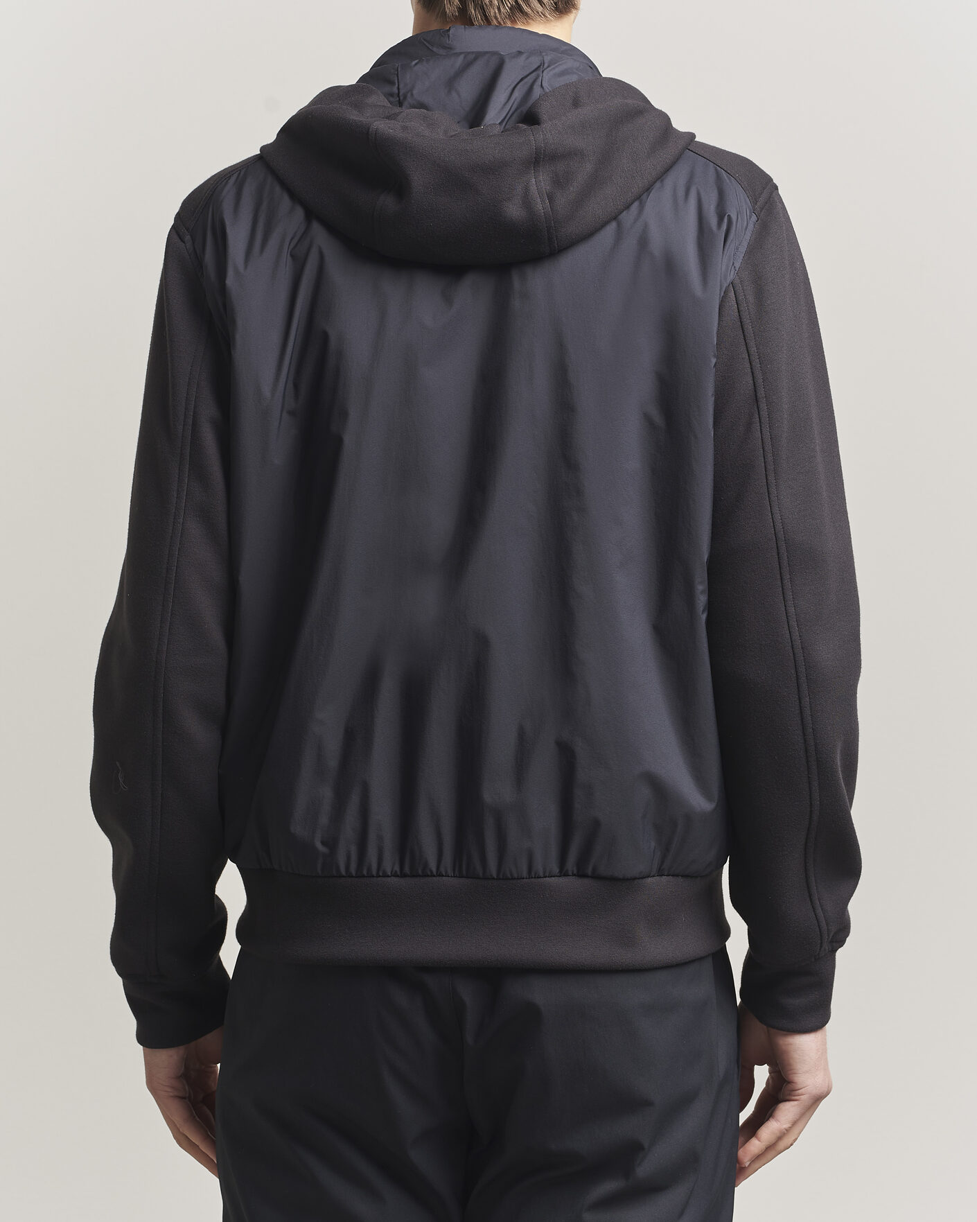 Heren | Jassen | Herno | Hooded Hybrid Jacket Navy