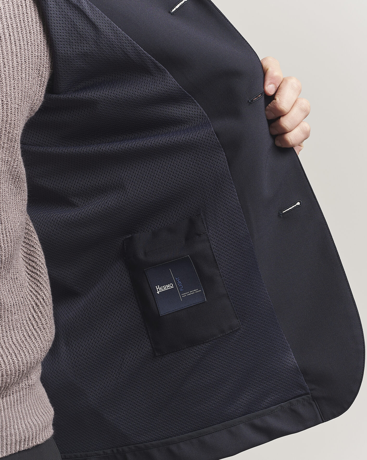 Heren | Jassen | Herno | Travel Wool Chore Jacket Navy