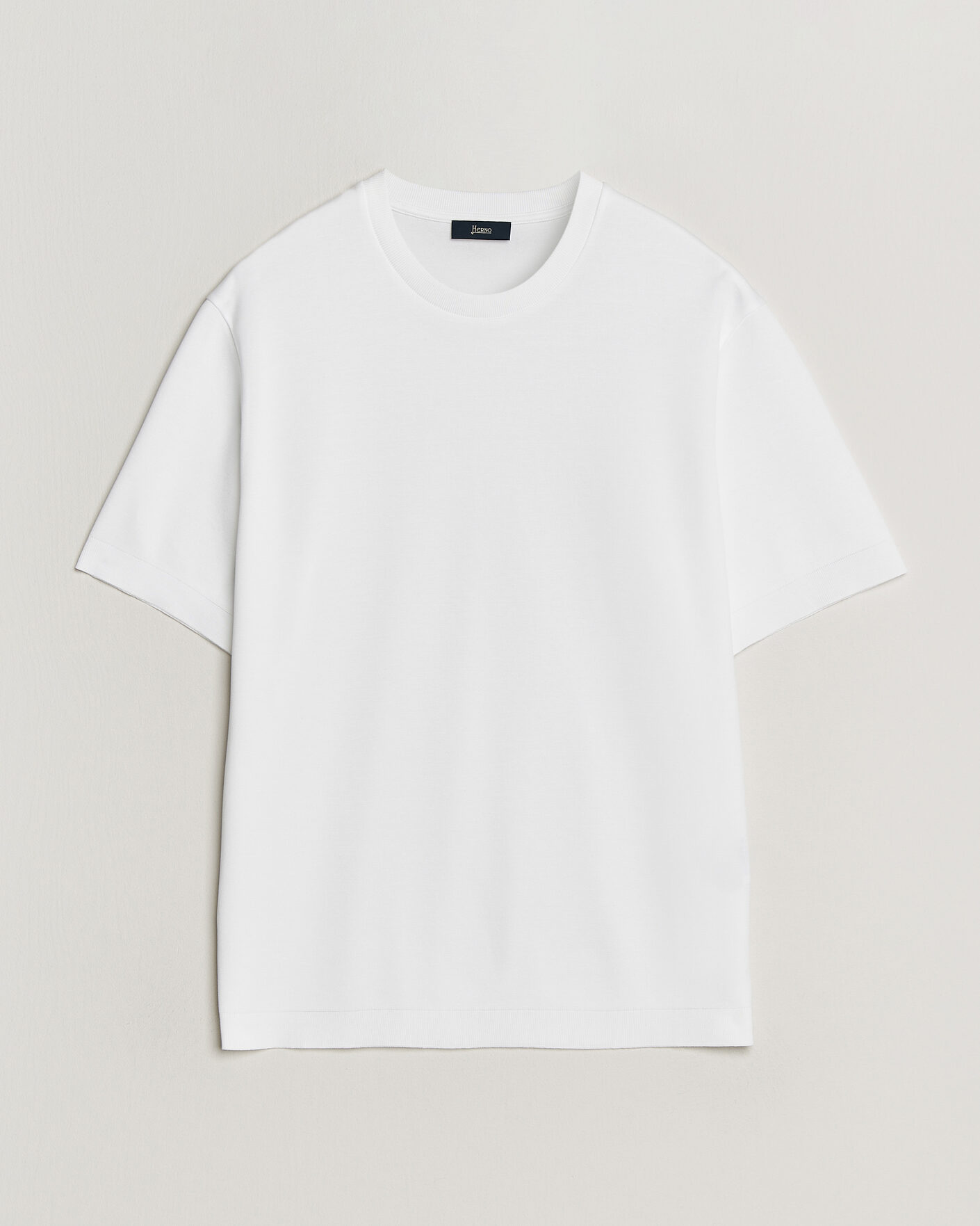 Heren | T-shirts | Herno | Micro Piquet T-Shirt White