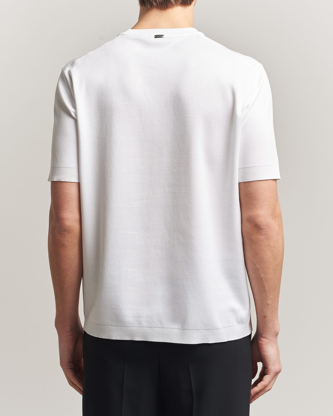 Heren | T-shirts | Herno | Micro Piquet T-Shirt White