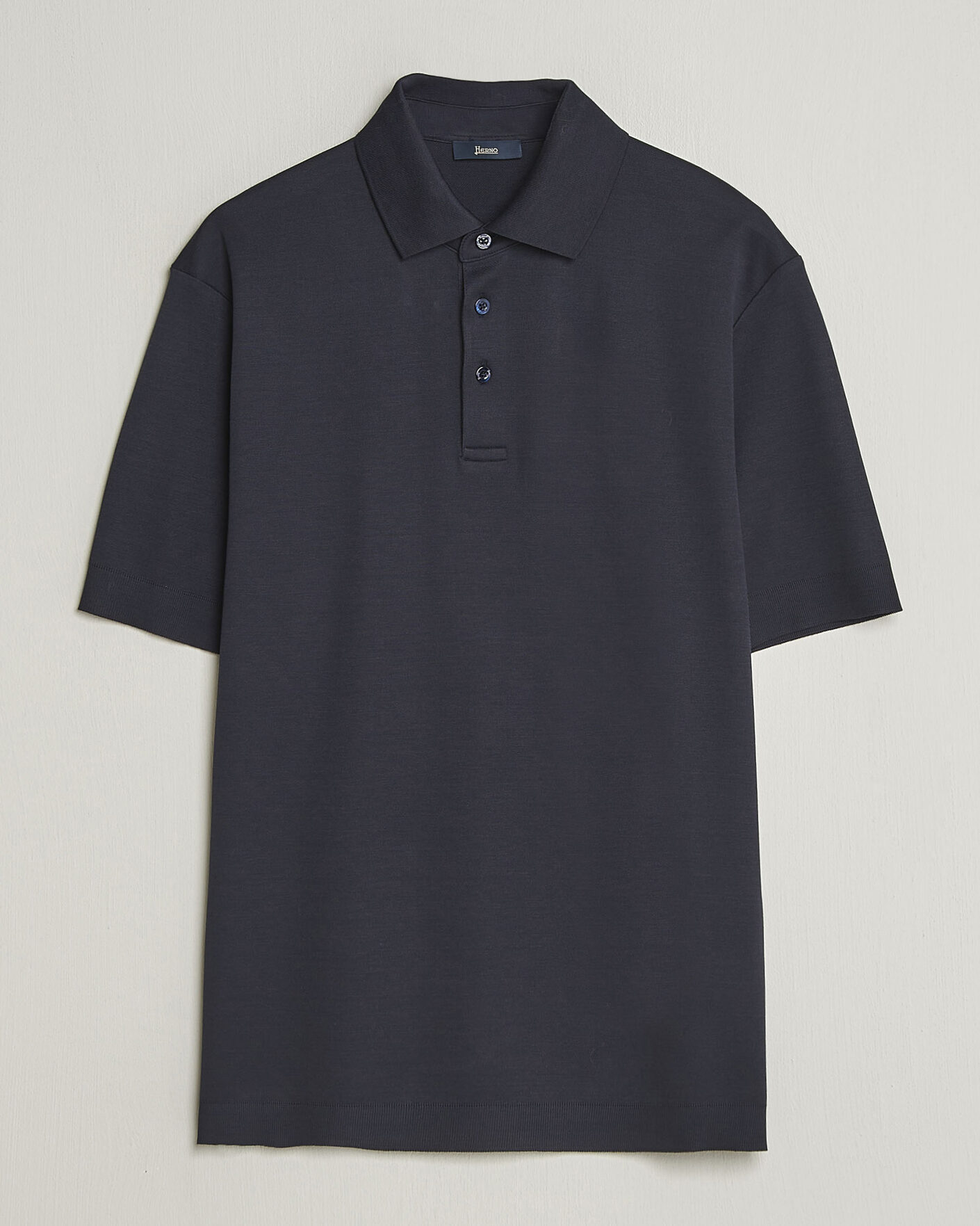 Heren | Polo's | Herno | Micro Piquet Polo Navy