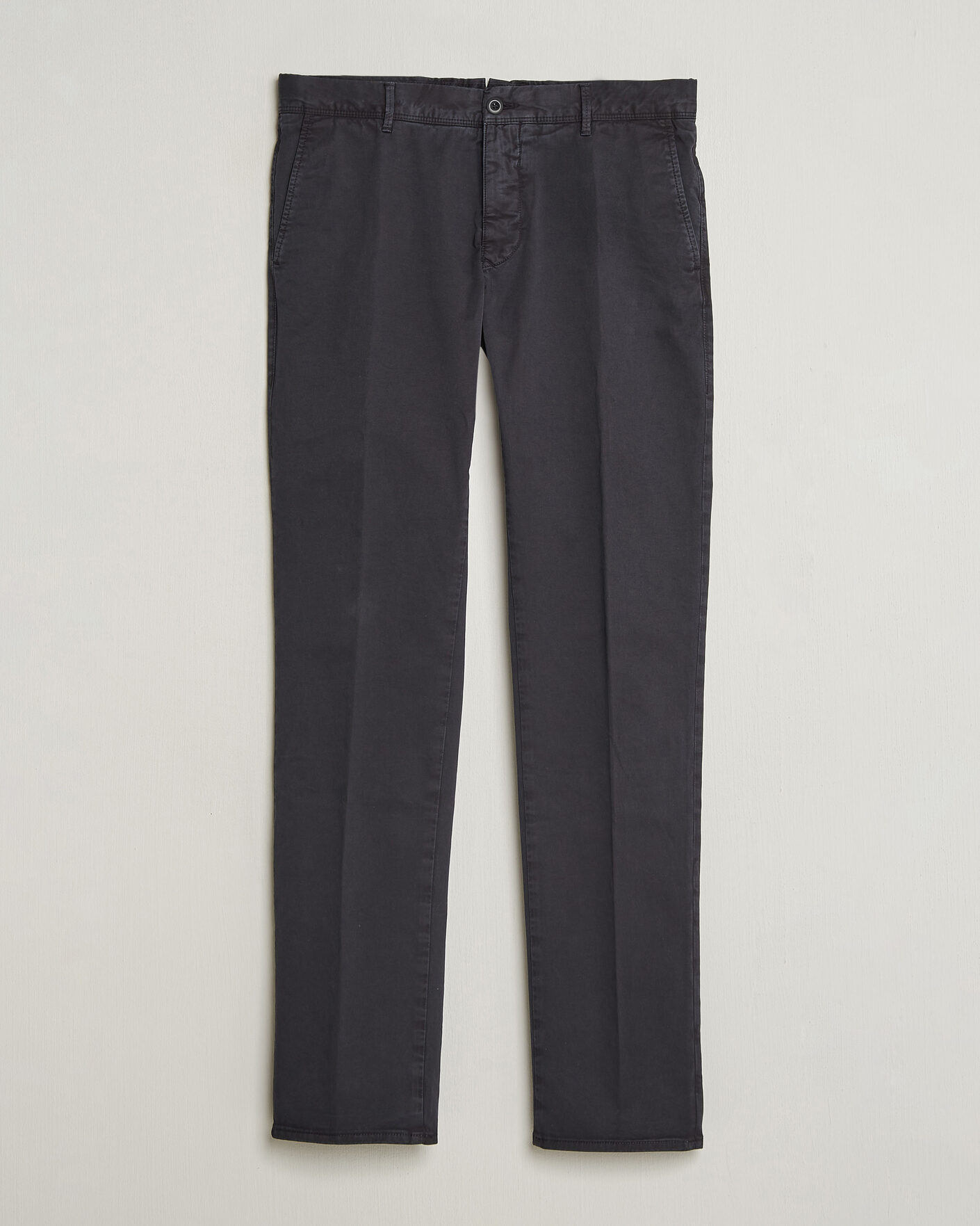 Heren | Broeken | Incotex | Slim Fit Garment Dyed Slacks Navy