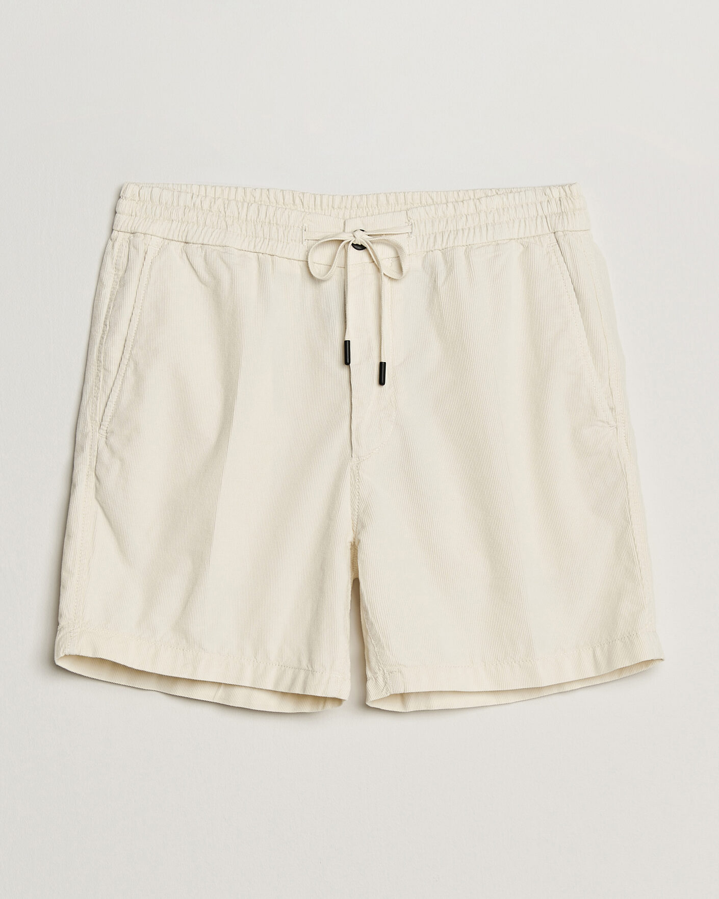 Heren | Korte broek | Incotex | Baby Corduroy Drawstring Shorts Off White