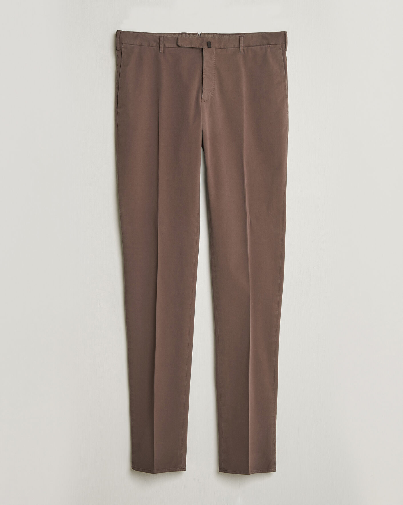 Heren | Broeken | Incotex | Slim Fit Comfort Chinos Dark Brown