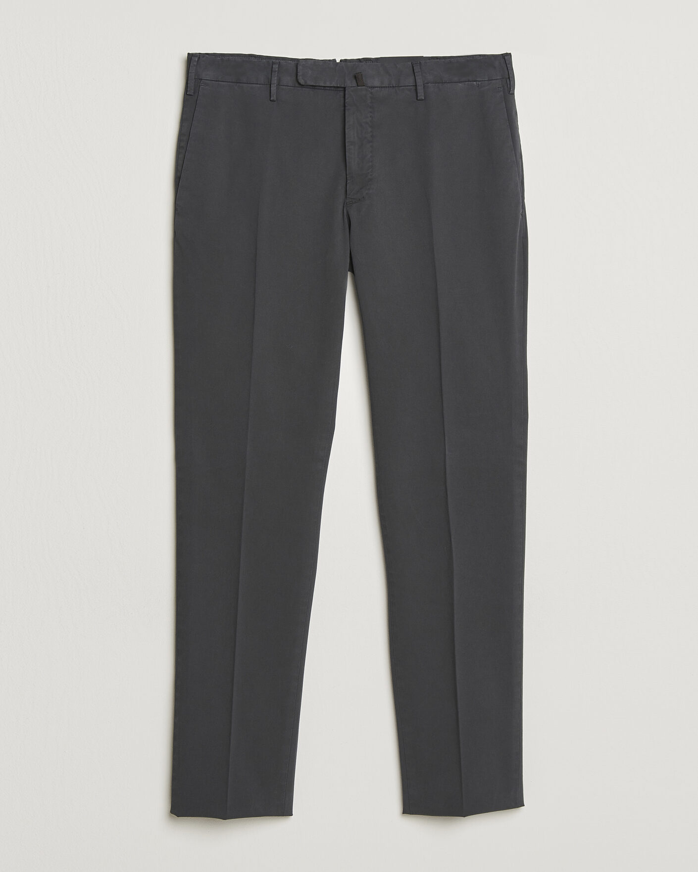 Heren | Broeken | Incotex | Slim Fit Comfort Chinos Dark Grey