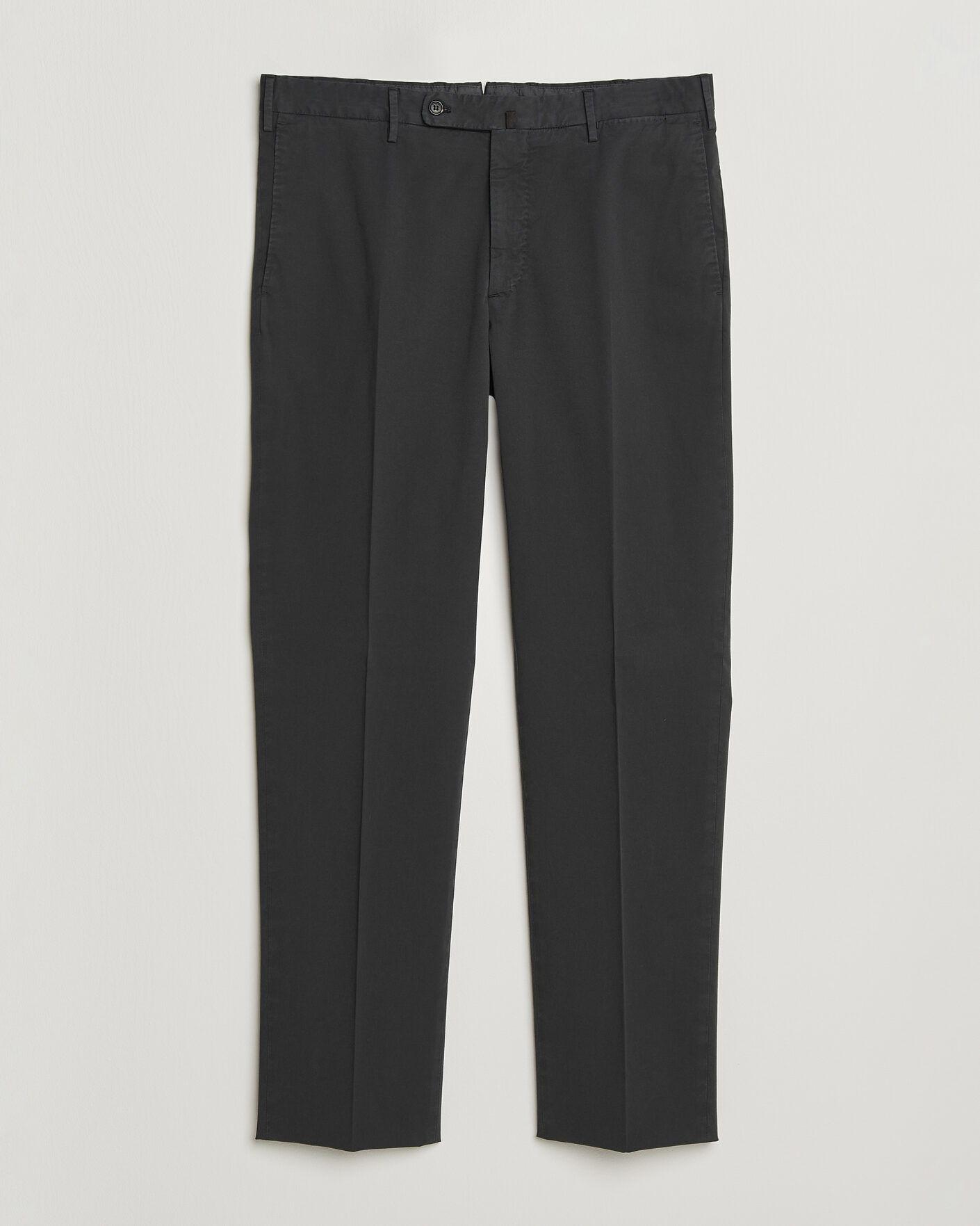 Heren | Broeken | Incotex | Regular Fit Comfort Chinos Dark Grey