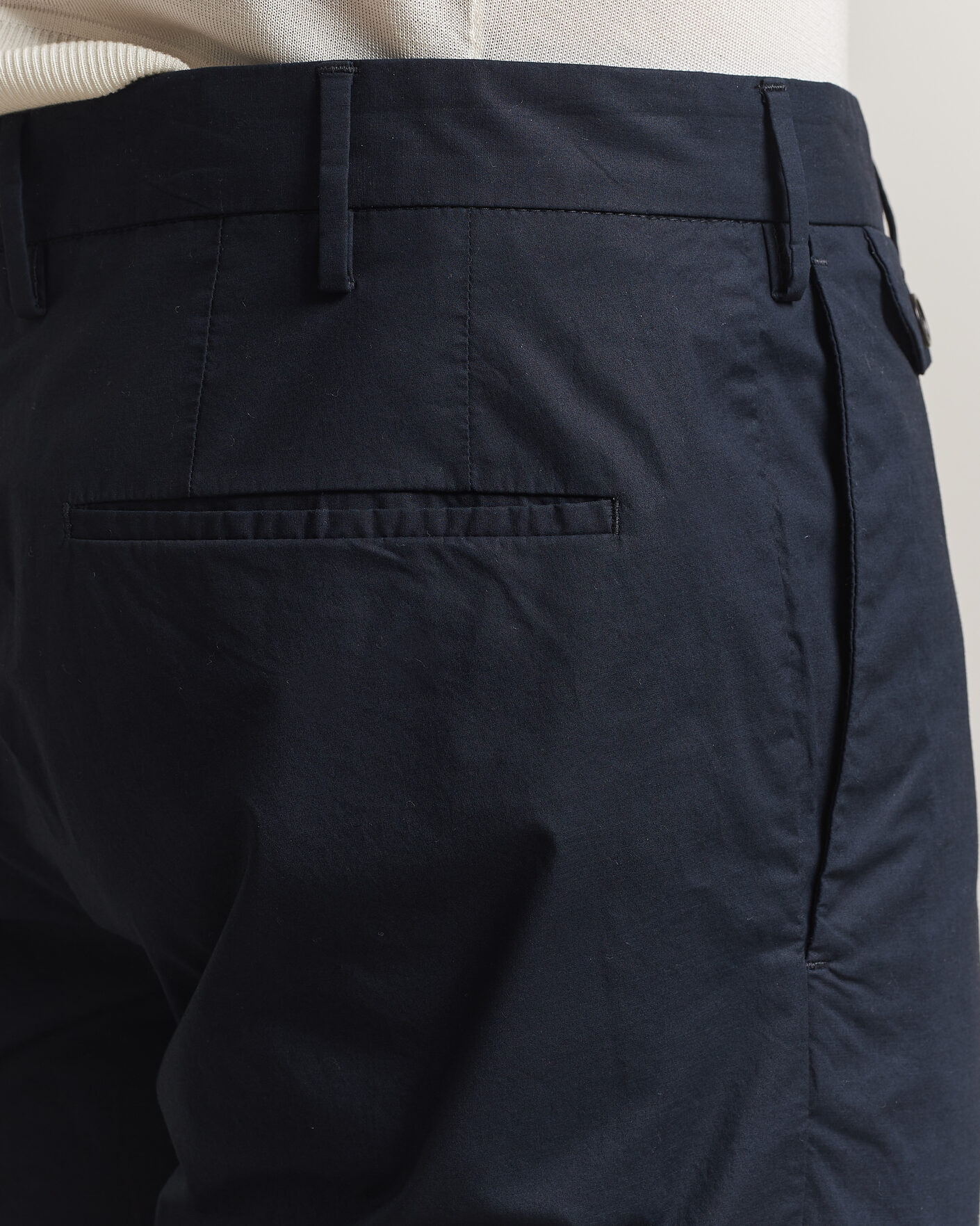 Heren | Korte broek | Incotex | Cotton Poplin Shorts Navy
