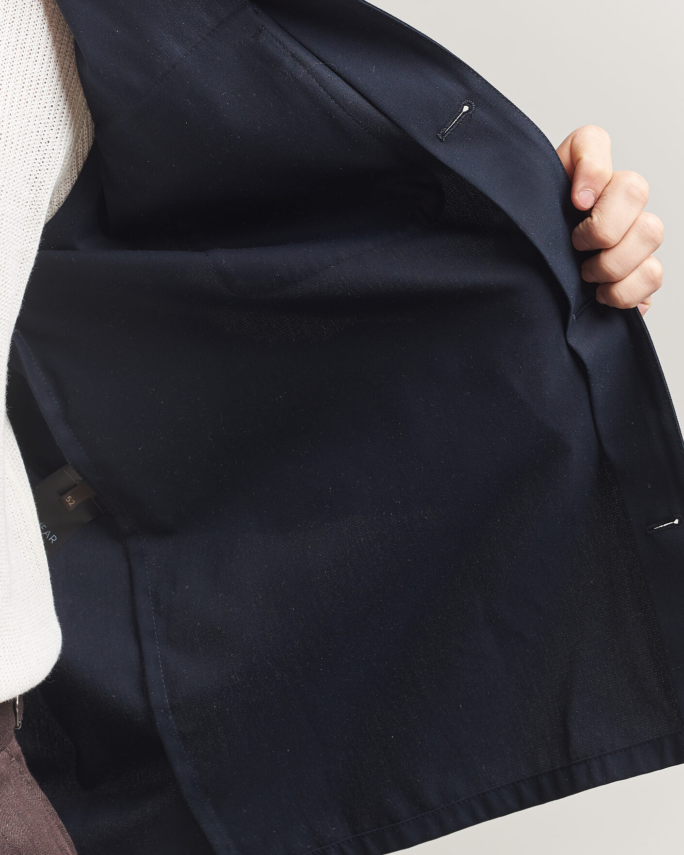 Heren | Overhemden | Incotex | Ice Cotton Twill Overshirt Navy