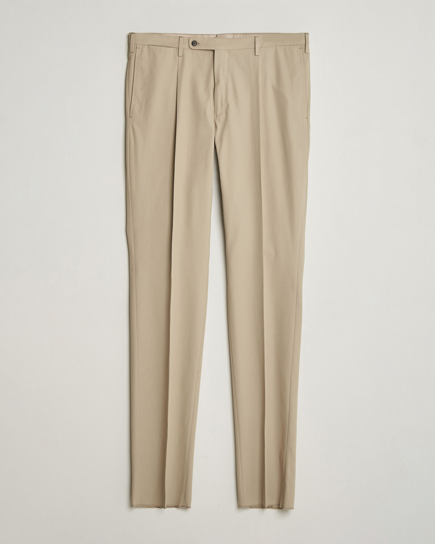 Heren | Broeken | Incotex | Ice Cotton Twill Pants Sand