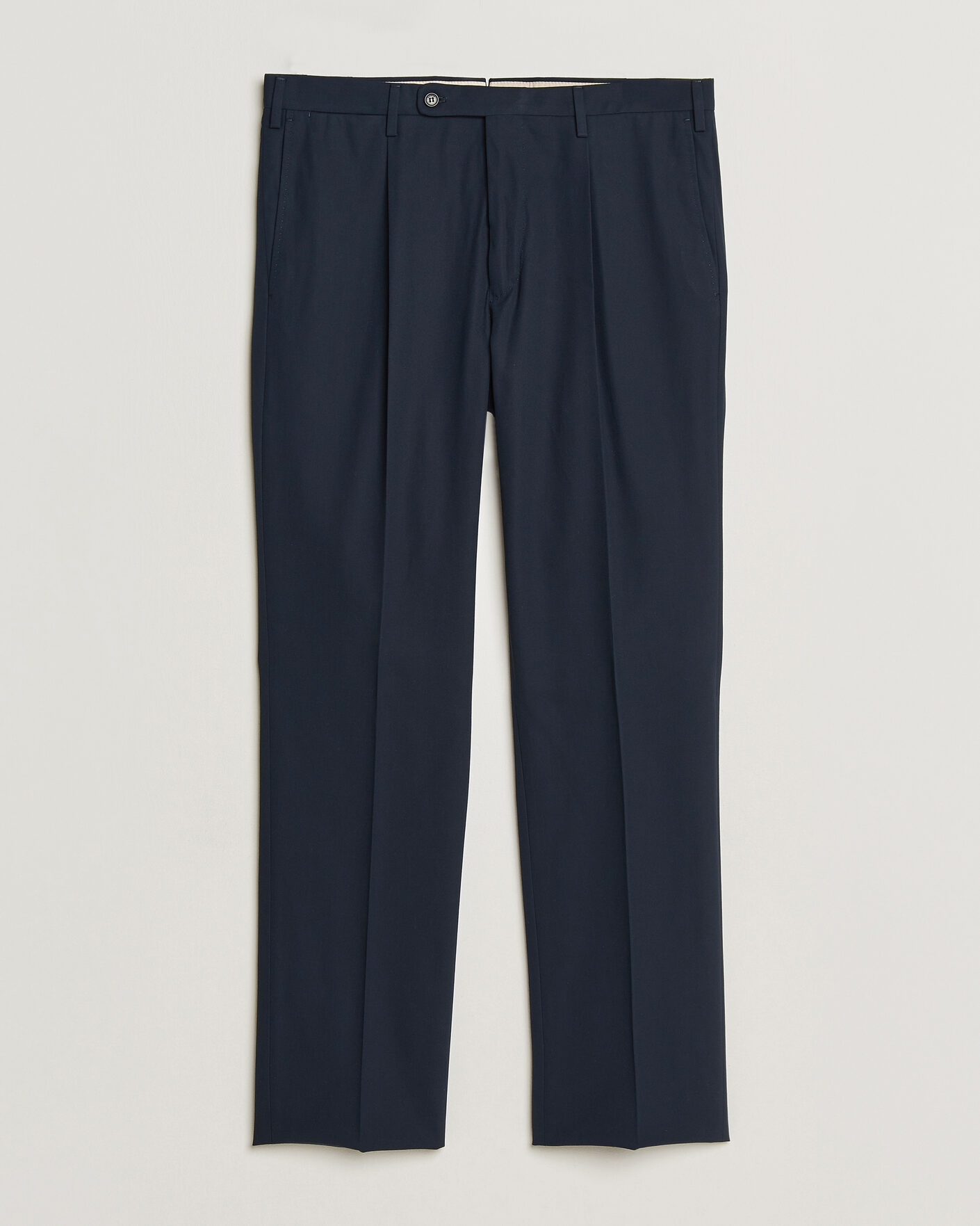 Heren | Broeken | Incotex | Ice Cotton Twill Pants Navy