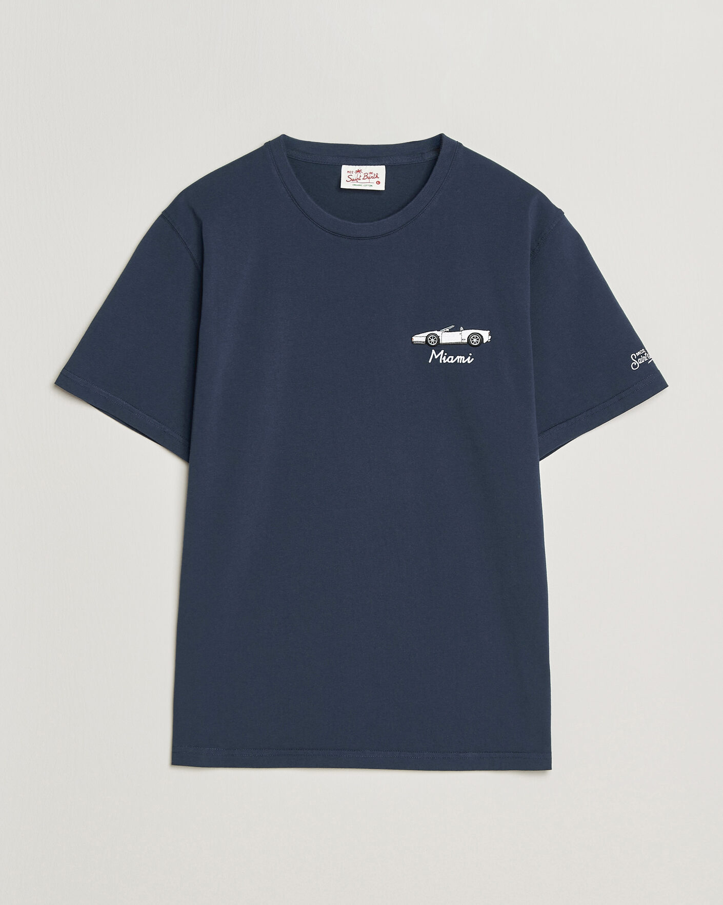 Heren | T-shirts | MC2 Saint Barth | Printed Cotton T-Shirt Car Miami
