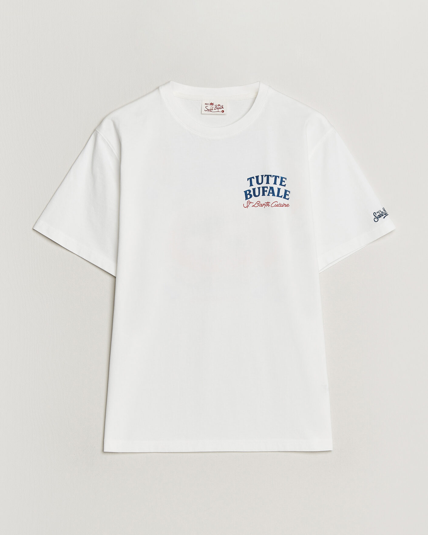 Heren | T-shirts | MC2 Saint Barth | Back Printed Cotton T-Shirt Bufale